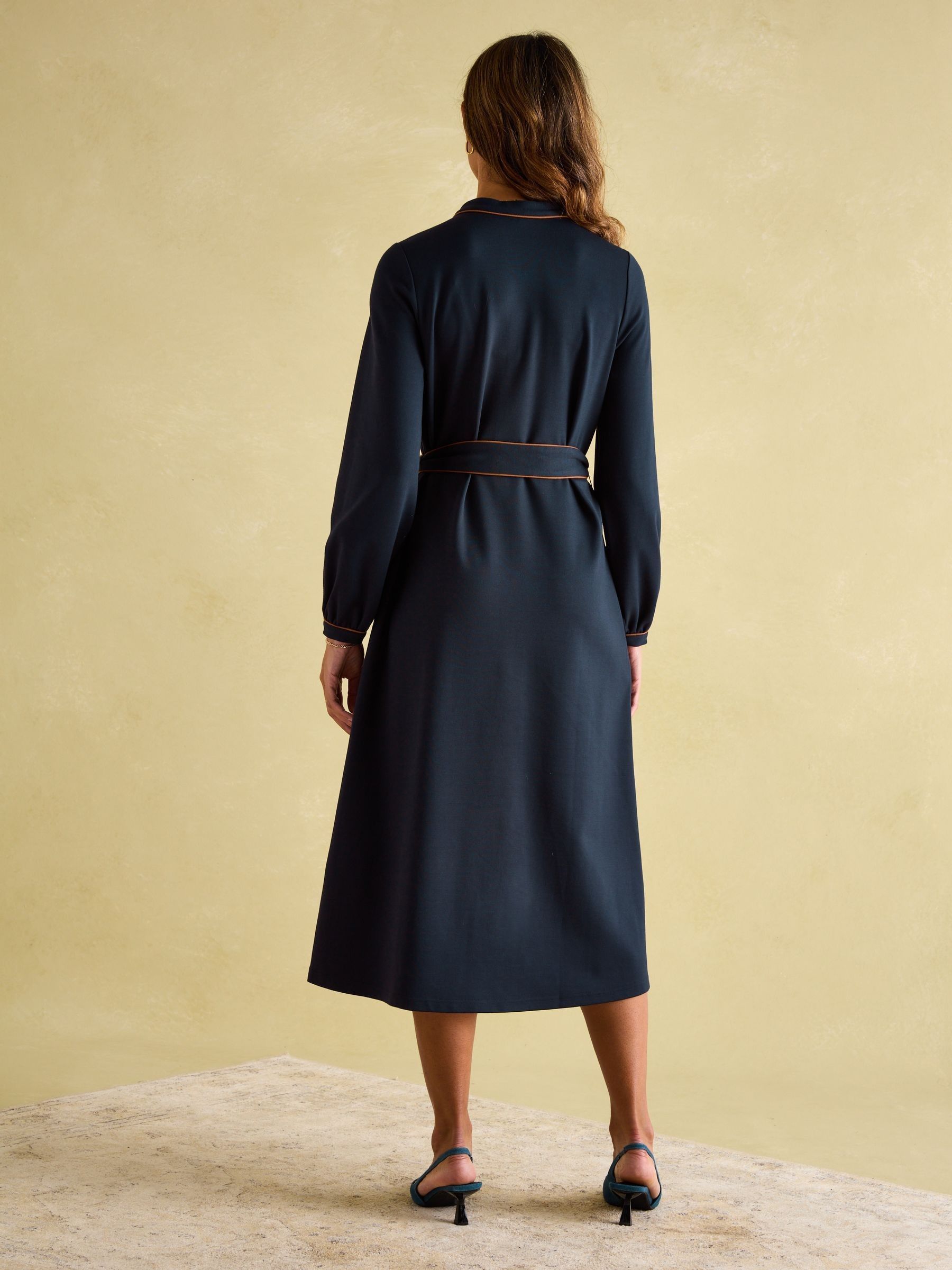 Ponte long sleeve dress shop