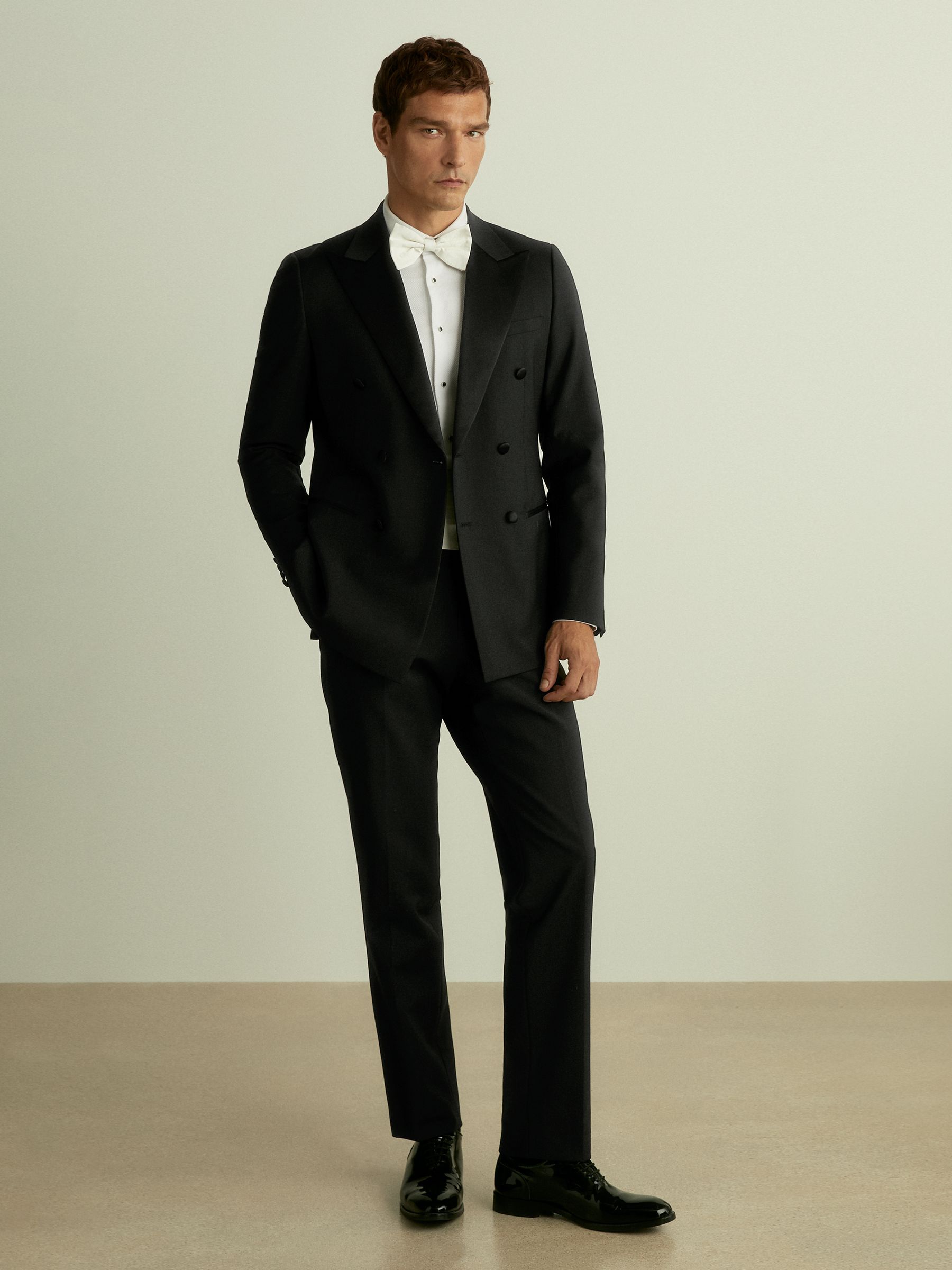 Reiss double breasted suit discount