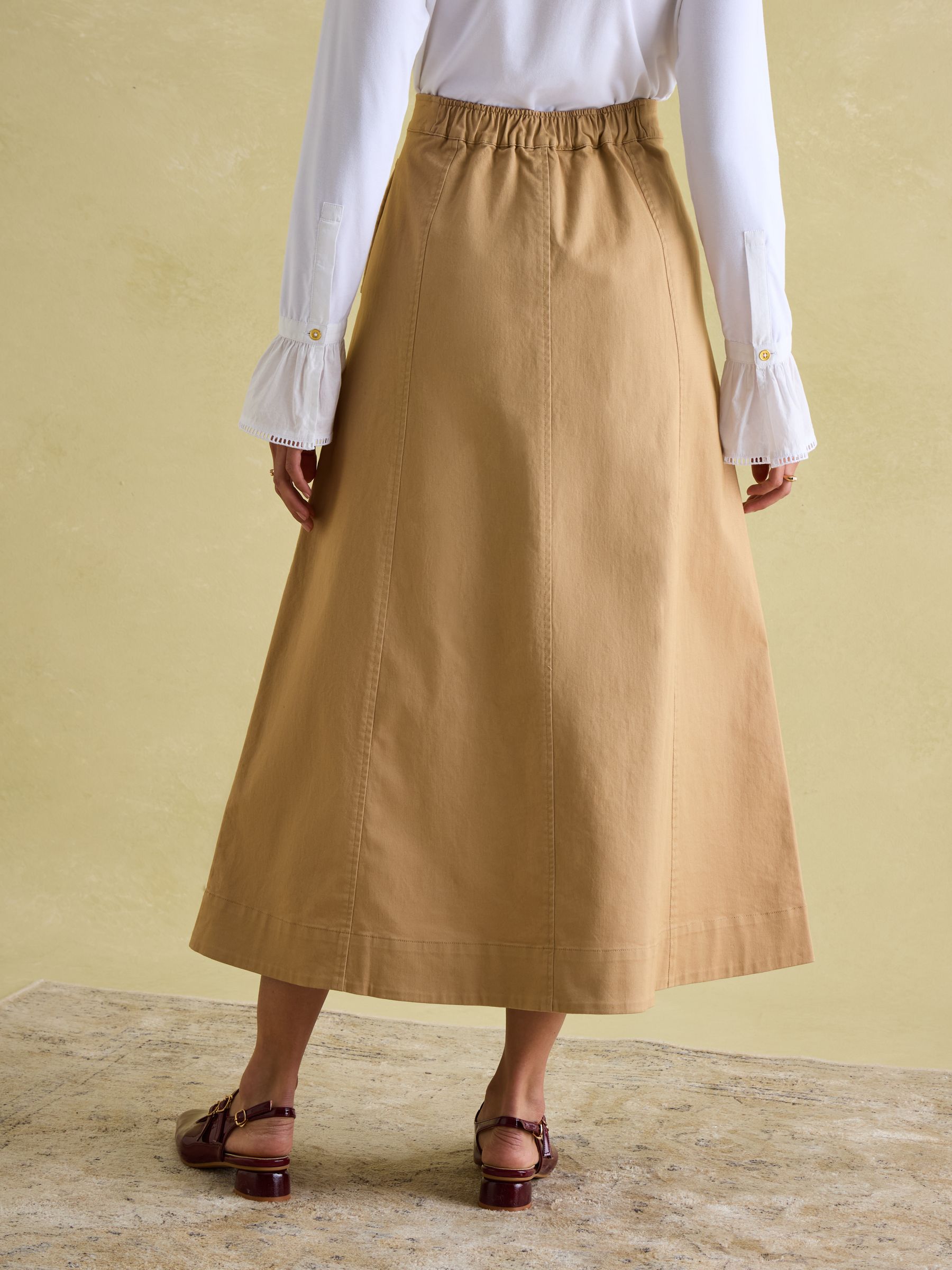Tan a line skirt hot sale