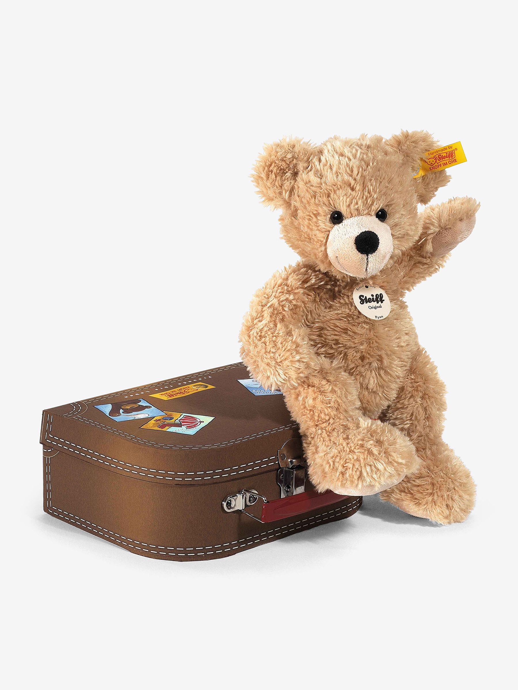 Steiff Fynn Teddy Bear and Suitcase JoJo Maman Bebe