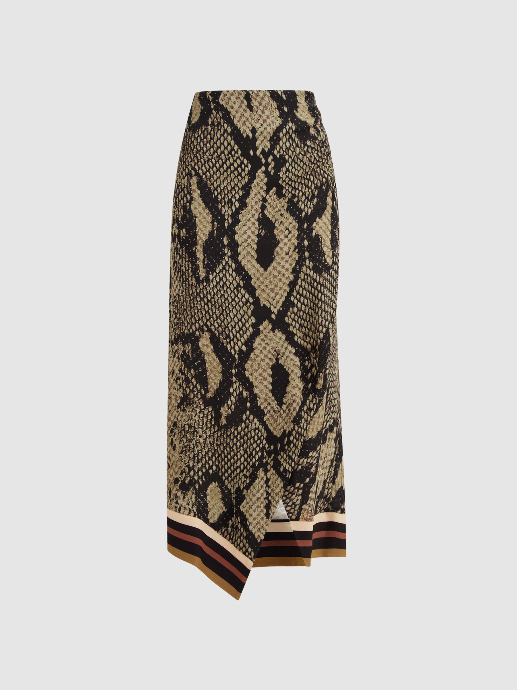 Reiss snakeskin skirt top