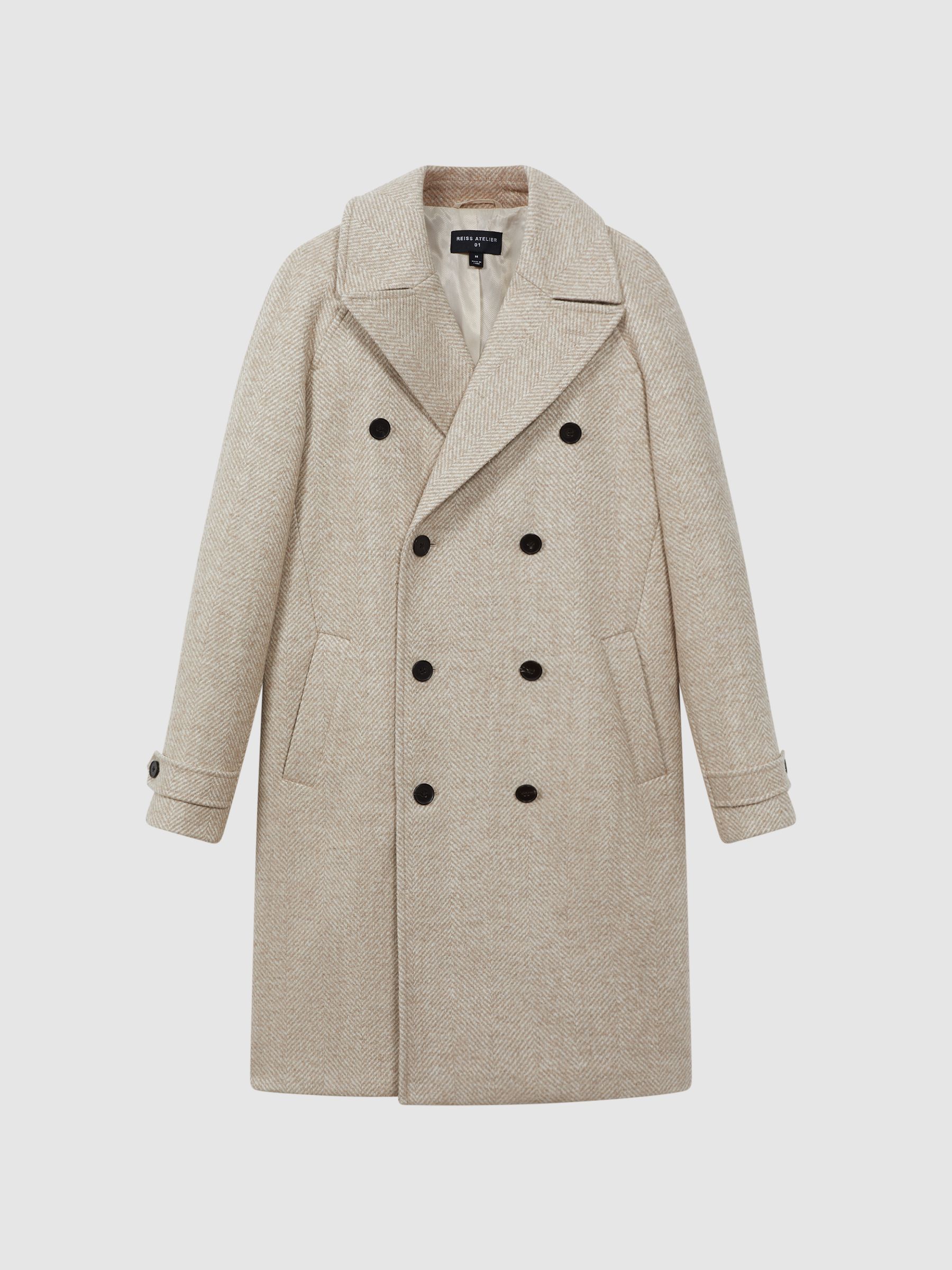 Mens oatmeal coat on sale