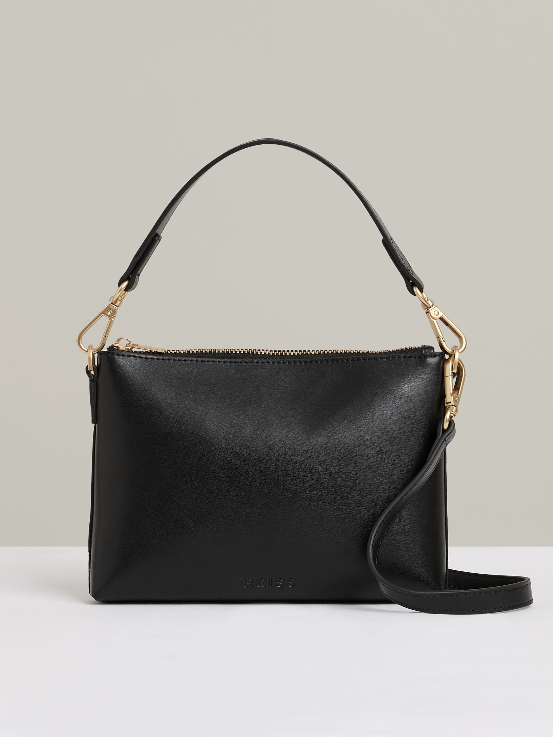 Reiss leather hot sale