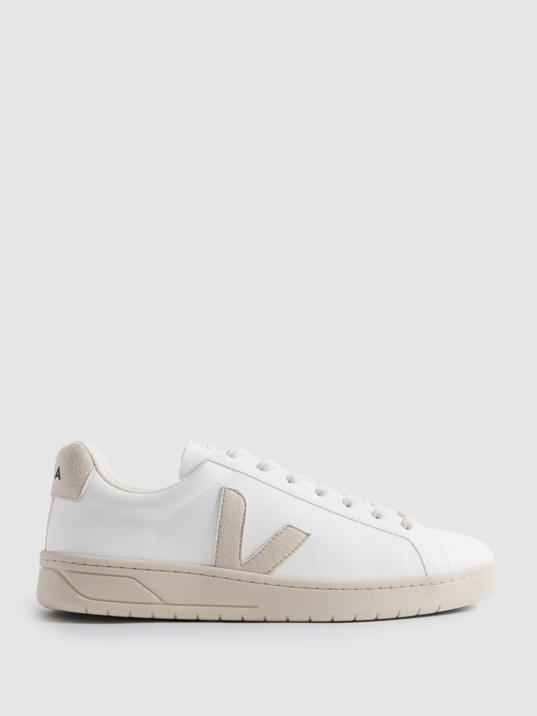 White non leather trainers cheap