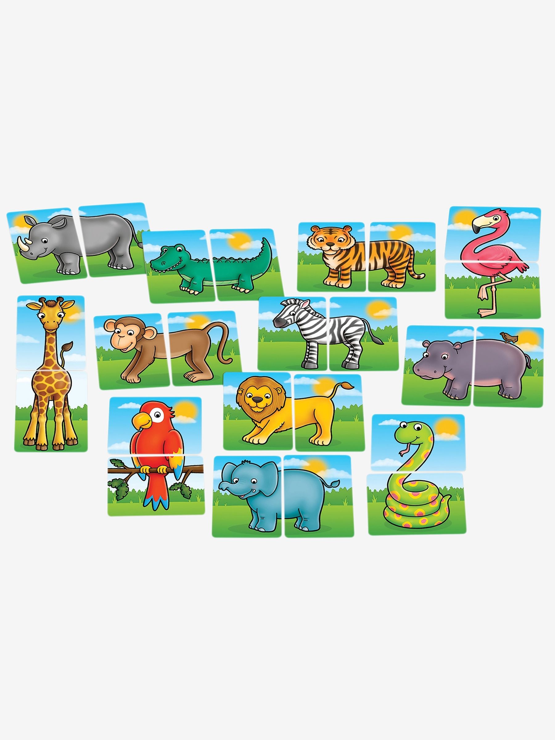 Orchard toys jungle heads and tails best sale