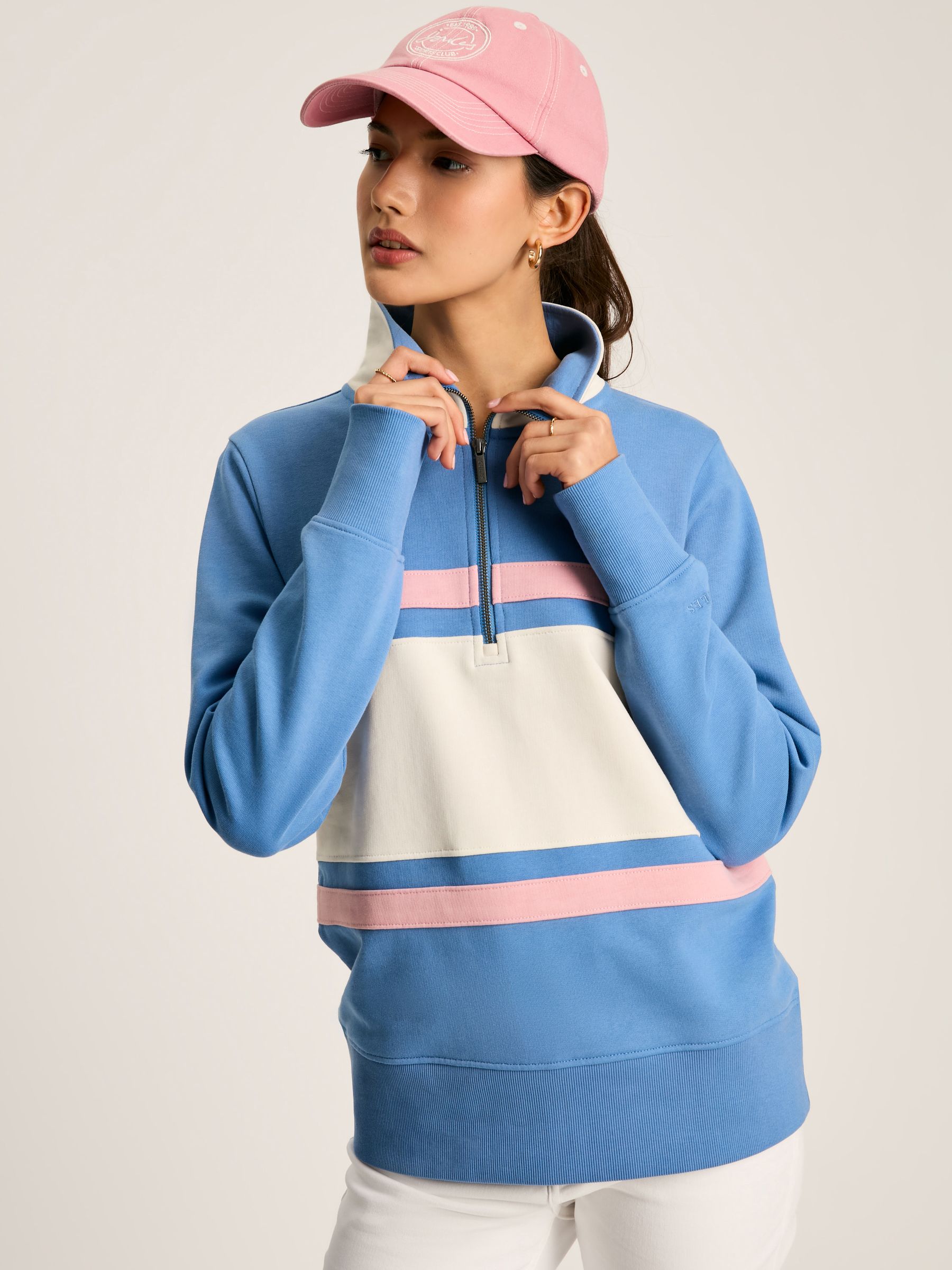 Joules half zip sweatshirt top