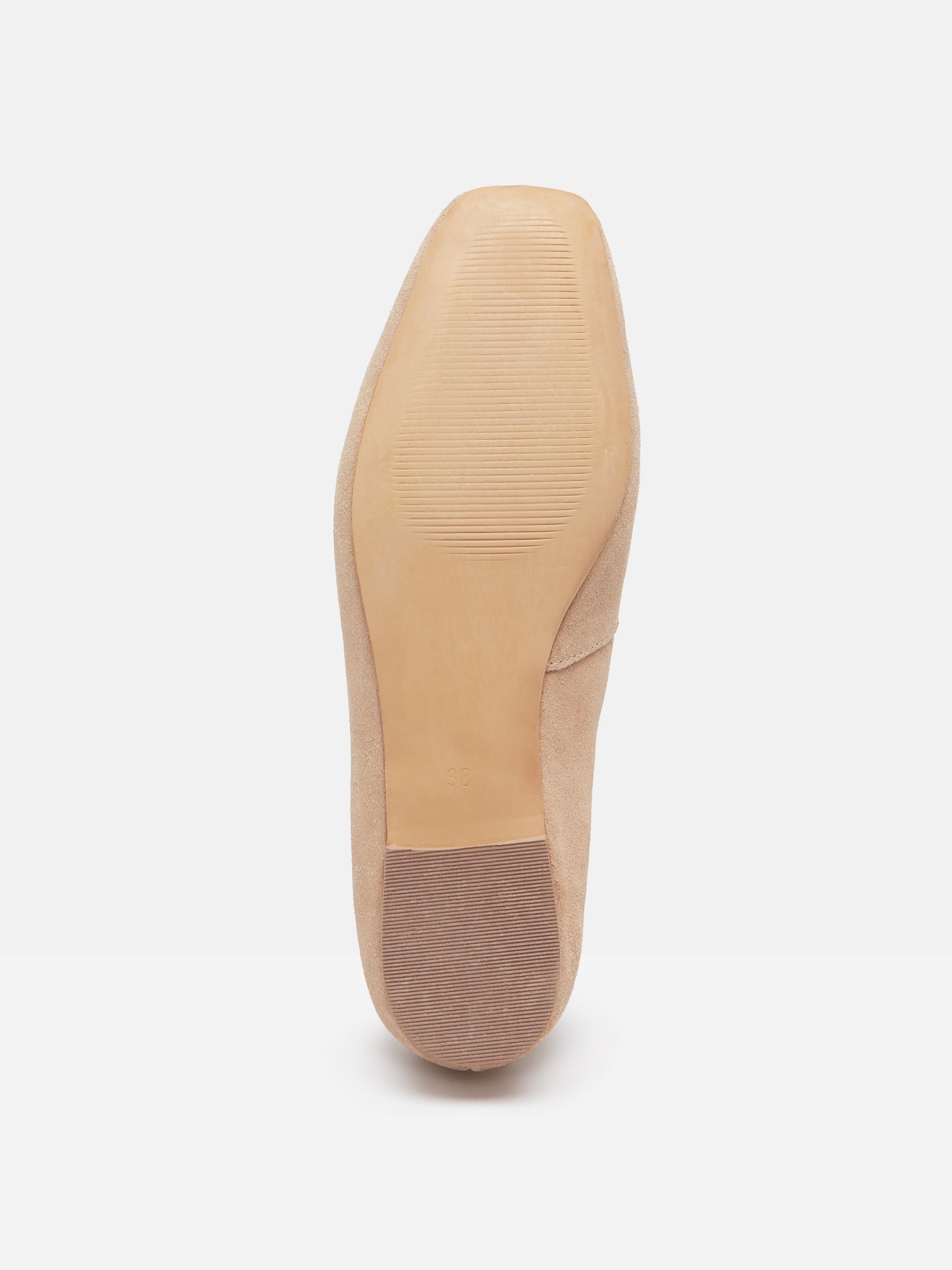 Buy Joules Sloane Narrow Fit Neutral Suede Loafers from the Joules online shop
