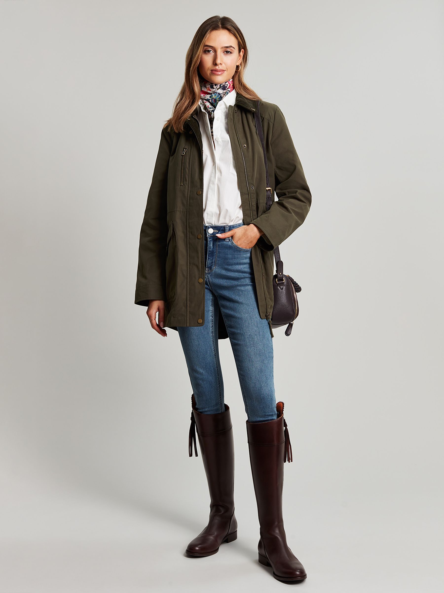 Joules wax jacket womens online