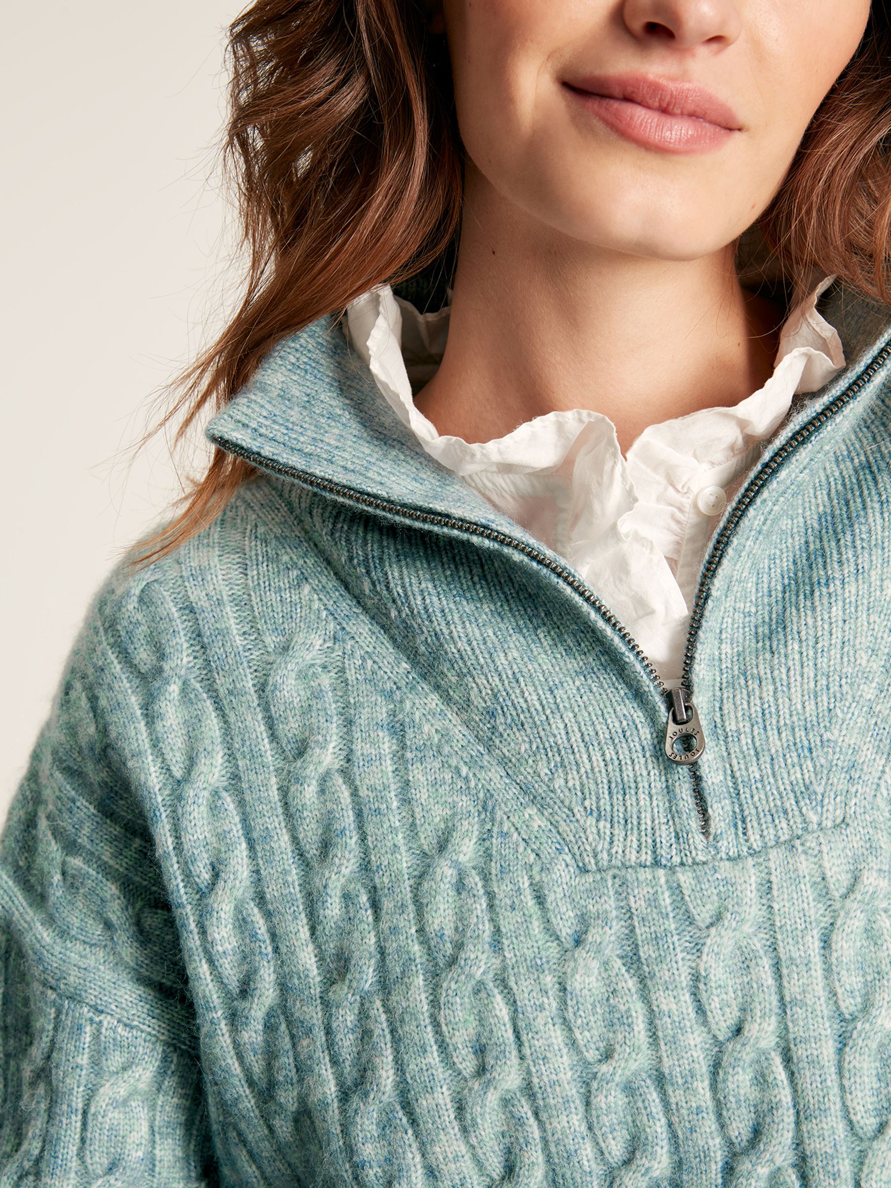 Quarter zip jumper womens best sale