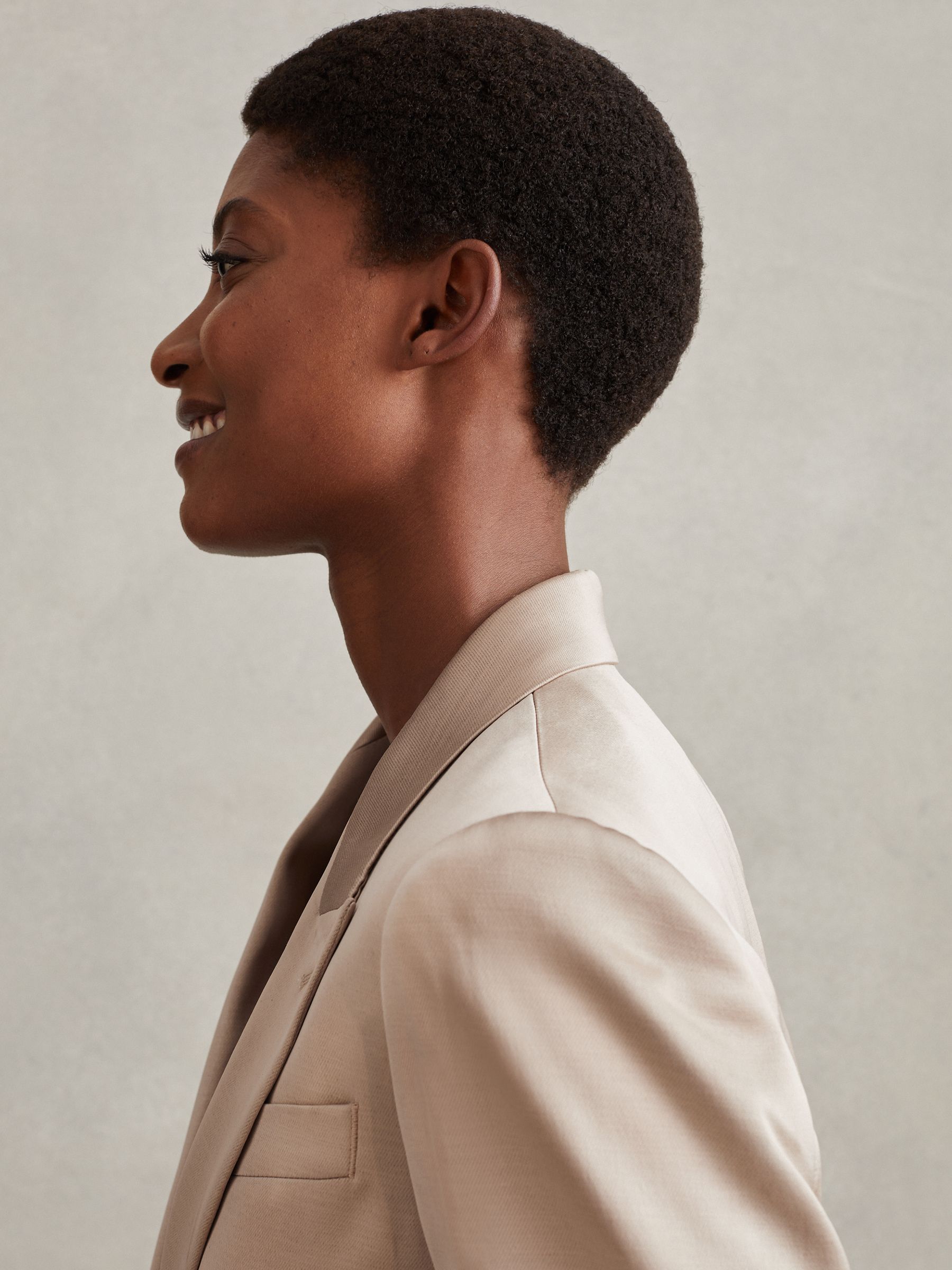 Reiss gold blazer deals