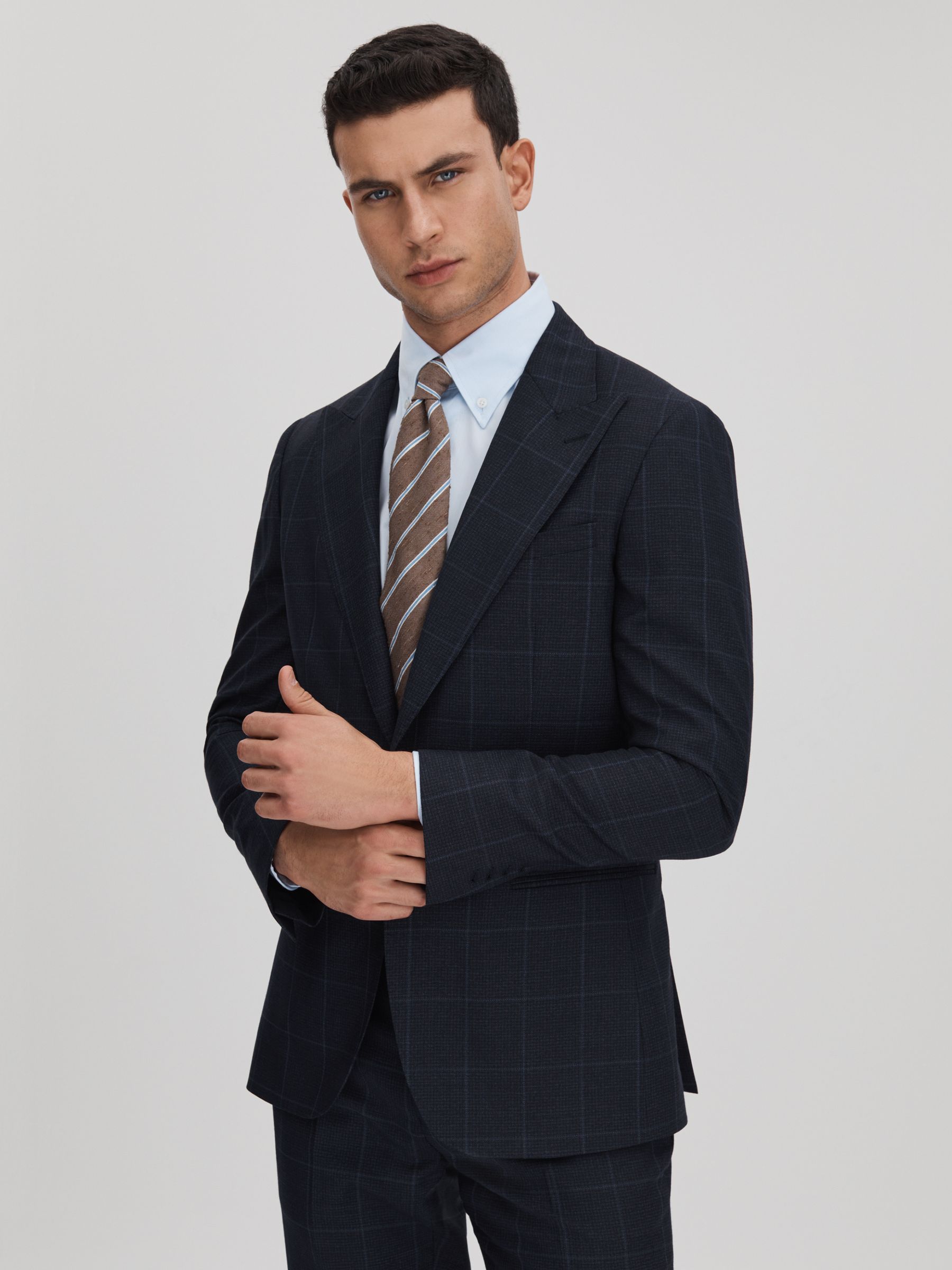 Reiss check blazer clearance