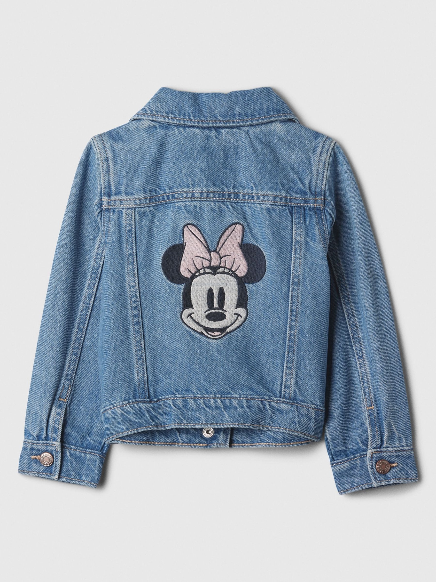Blue Disney Minnie Mouse Icon Denim Jacket with Washwell 6mths 5yrs