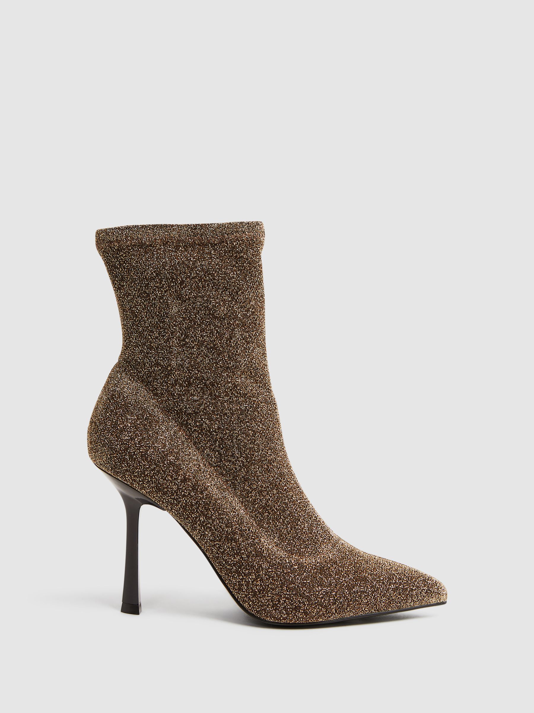 Metallic sock boots deals