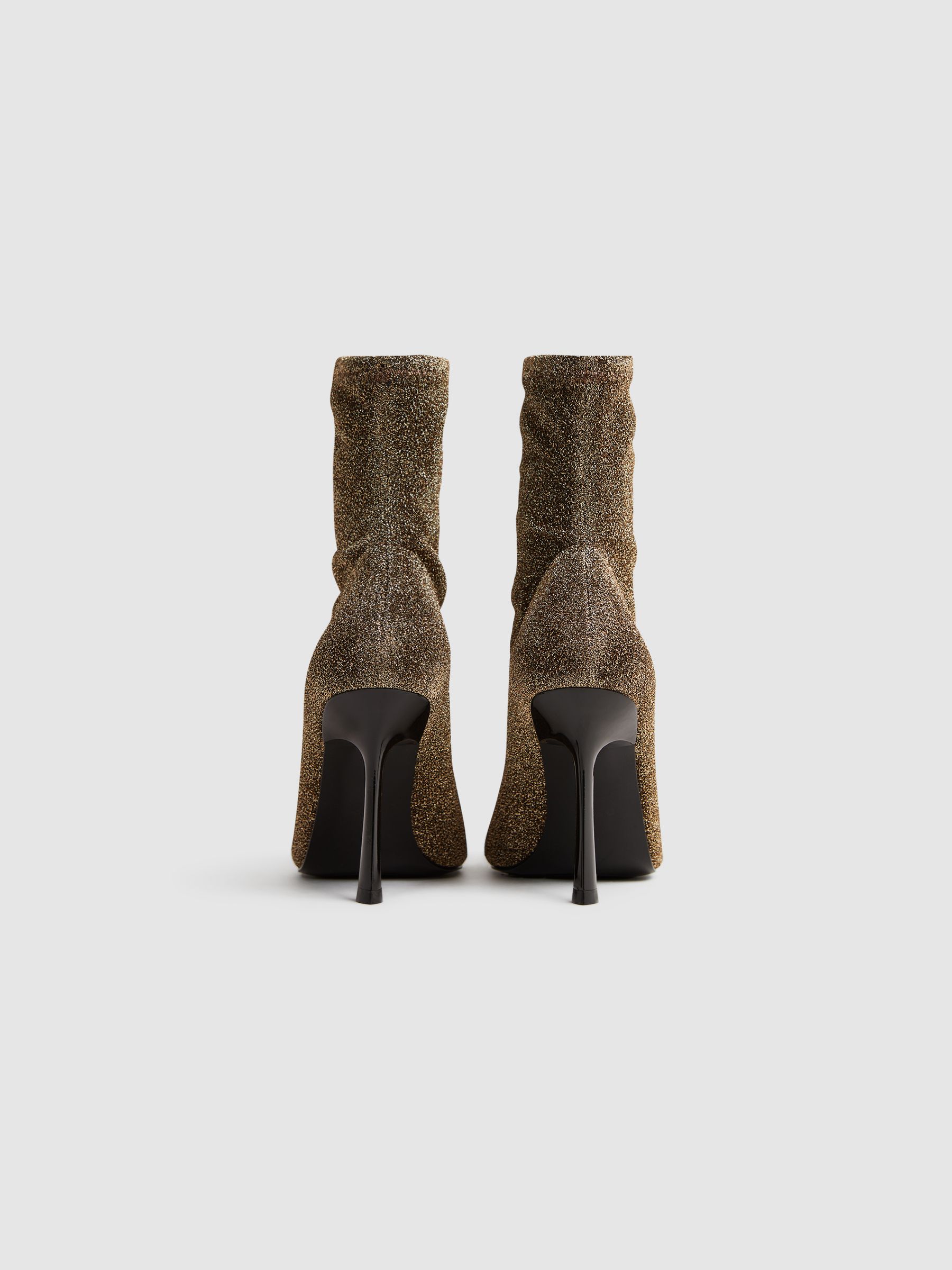 Metallic sock boots cheap