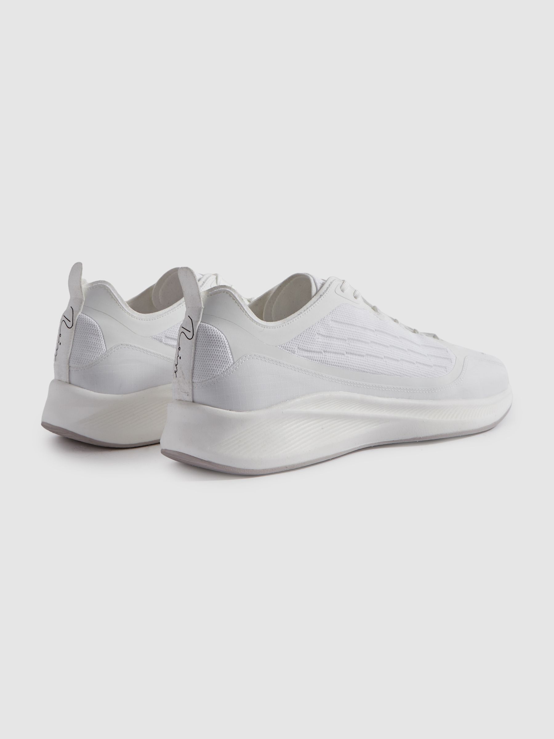 White knitted runner trainers on sale