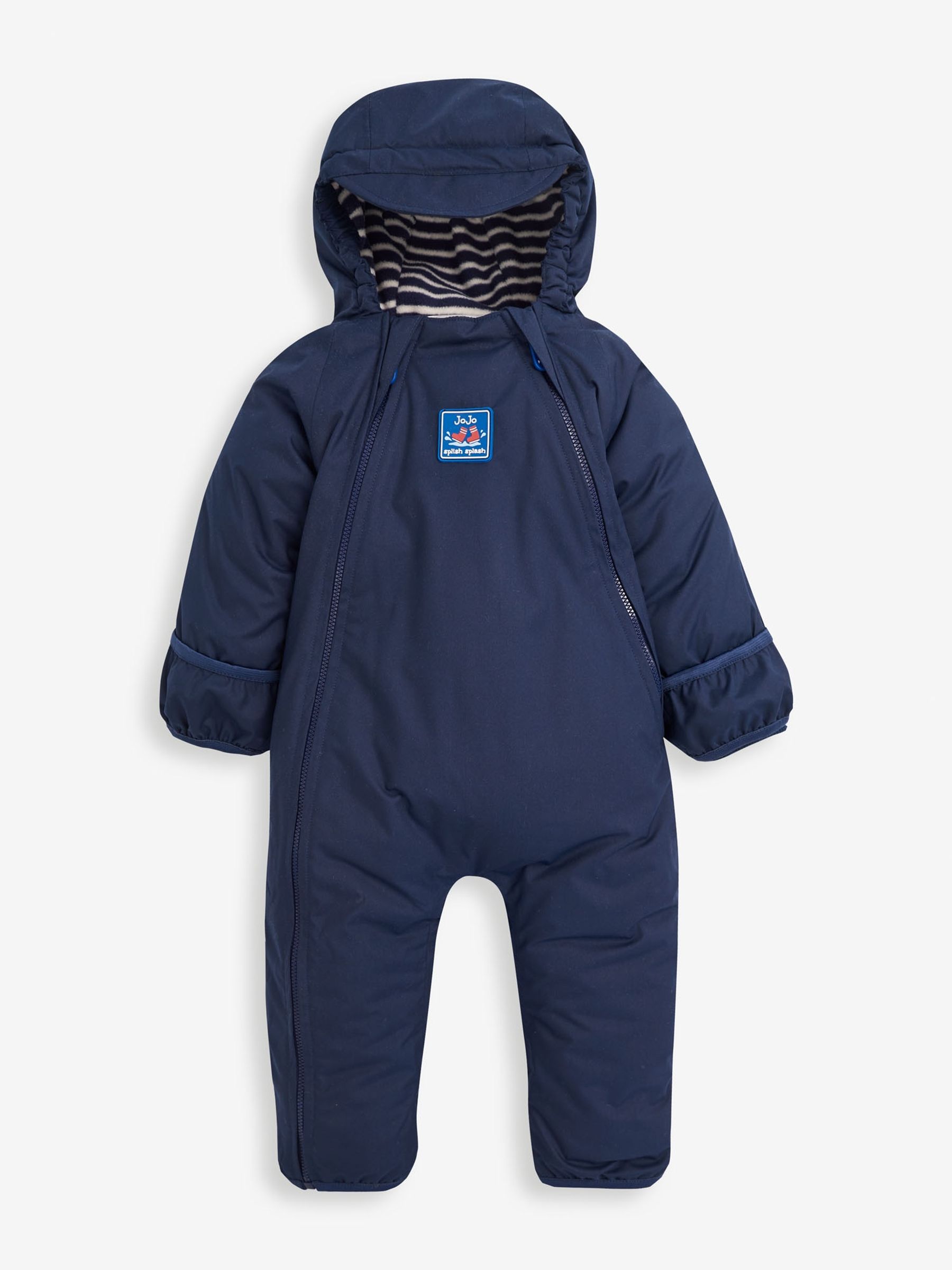 Buy JoJo Maman Bebe Navy Blue Waterproof Fleece Lined Puddle Suit from the JoJo Maman Bebe UK online shop
