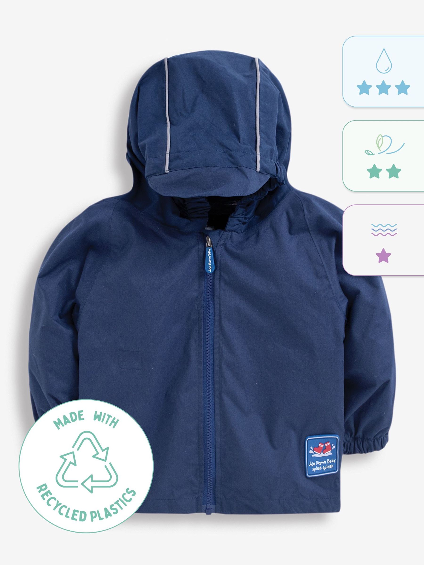 Plastic rain jacket with hood hot sale