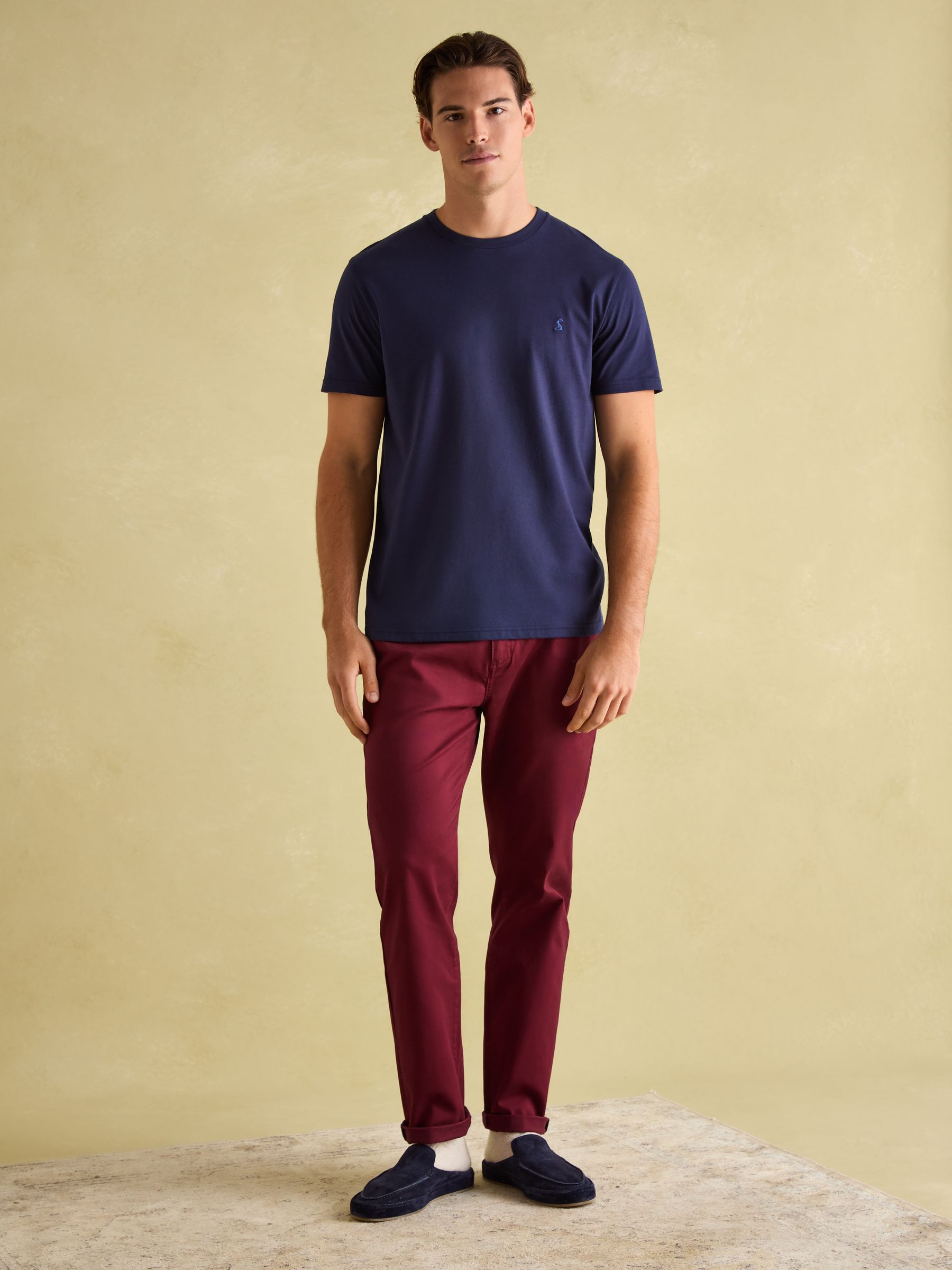 Everyday Navy Blue Crew Neck T-Shirt | Joules