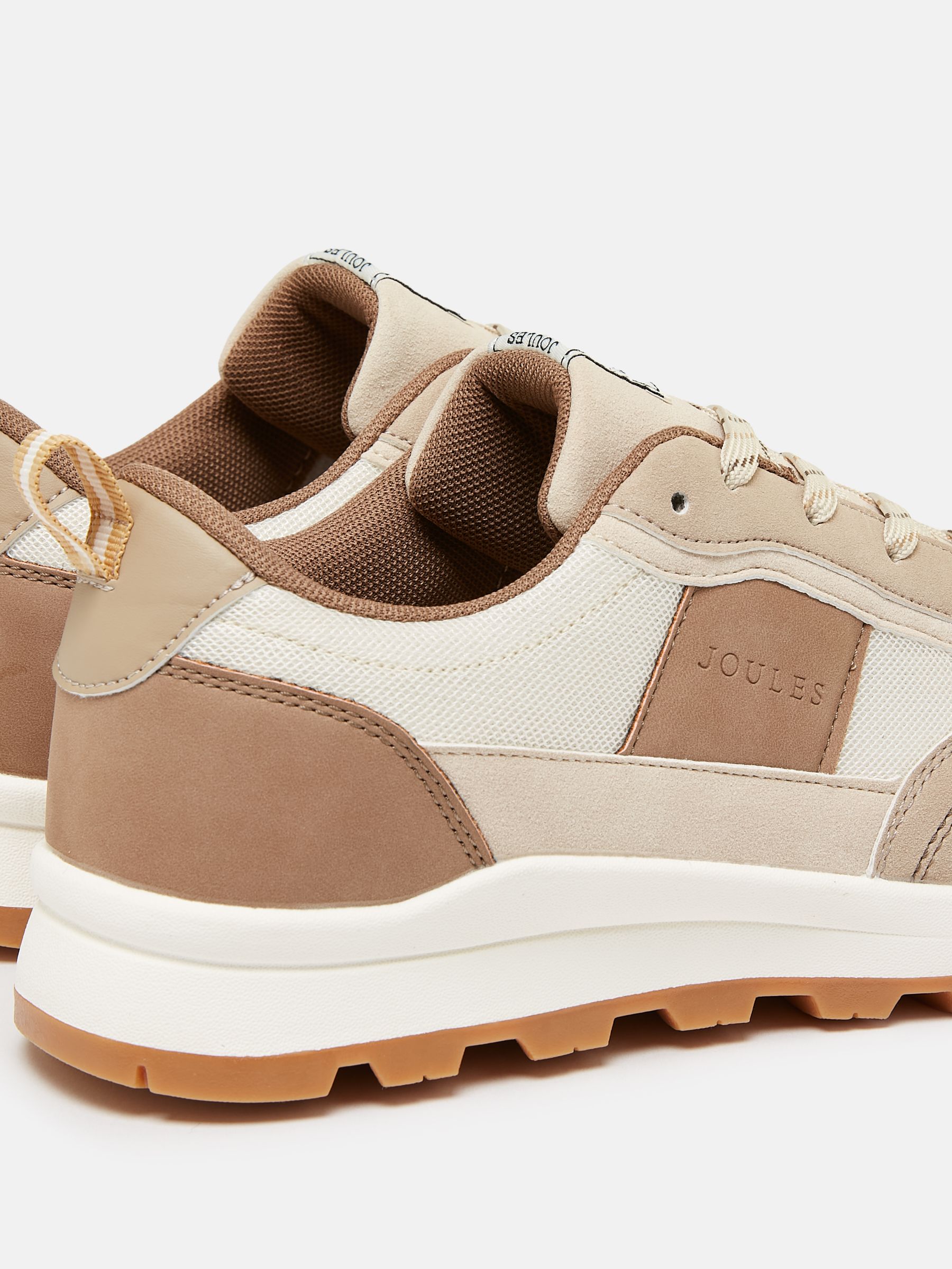 Buy Joules Parkfield Neutral Trainers from the Joules online shop