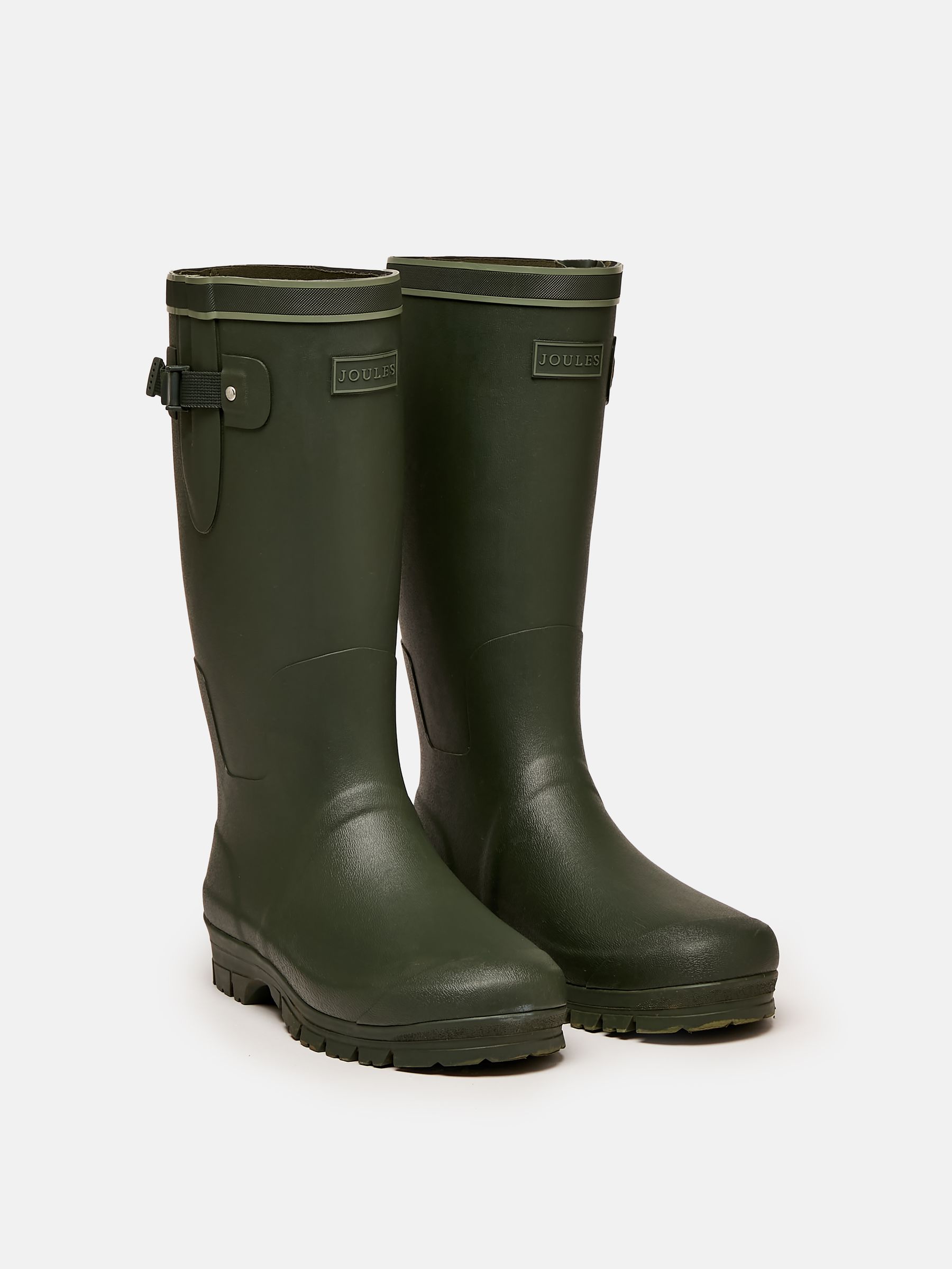 Eckland Green Adjustable Neoprene Lined Tall Wellies Joules