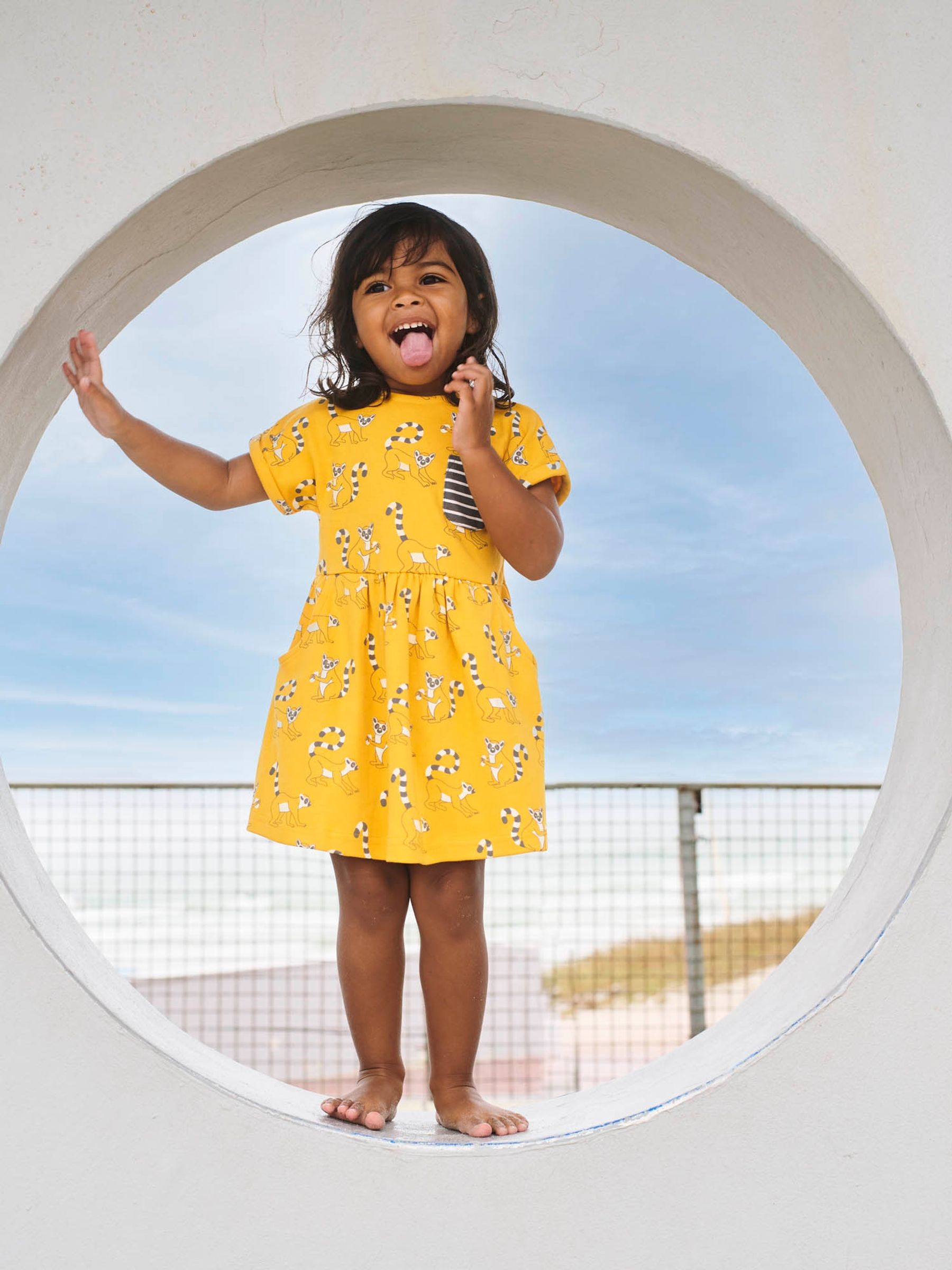 Girls mustard dress hot sale