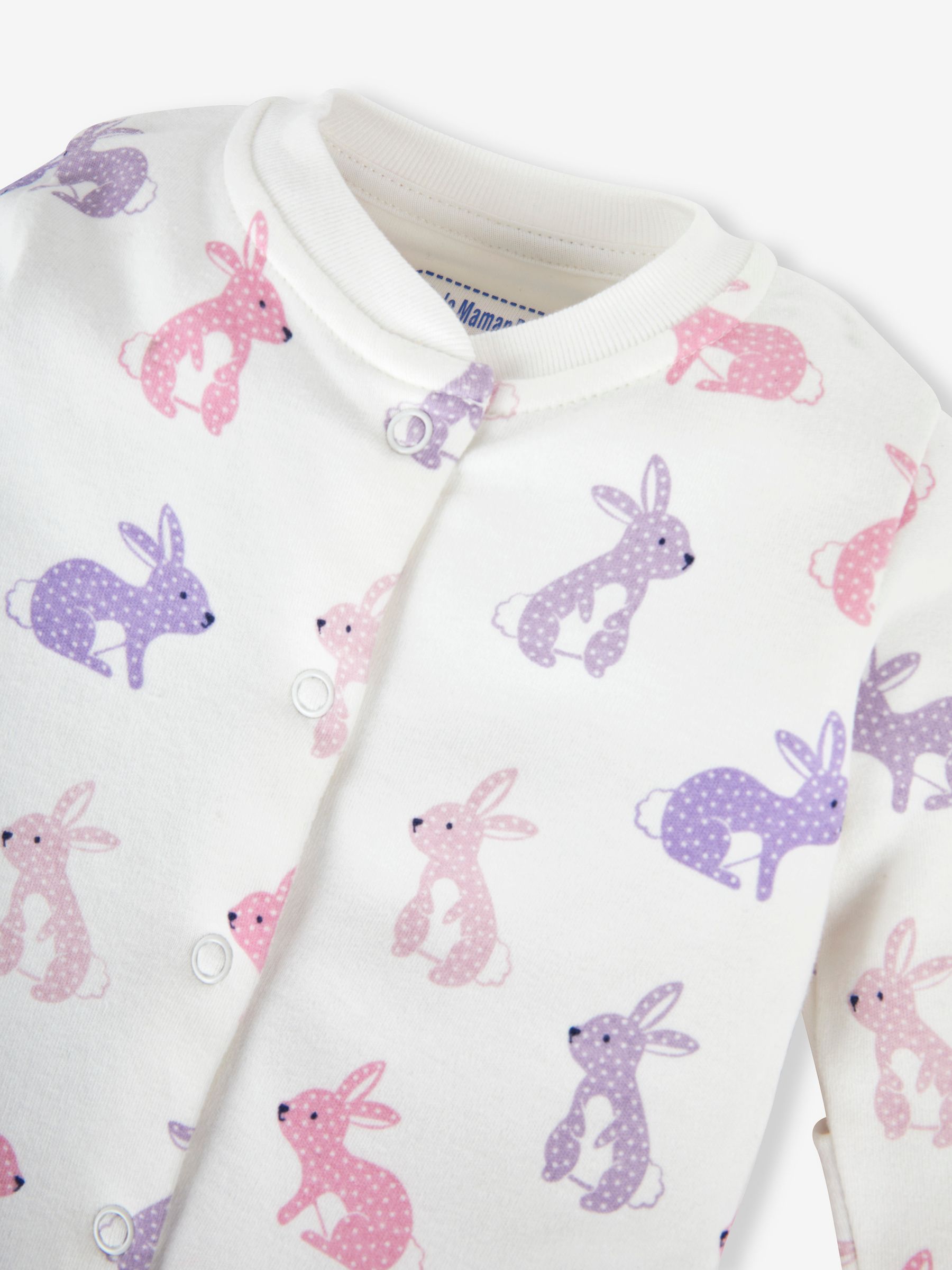 Pink Bunny Sleepsuit & Jacket Set | JoJo Maman Bébé