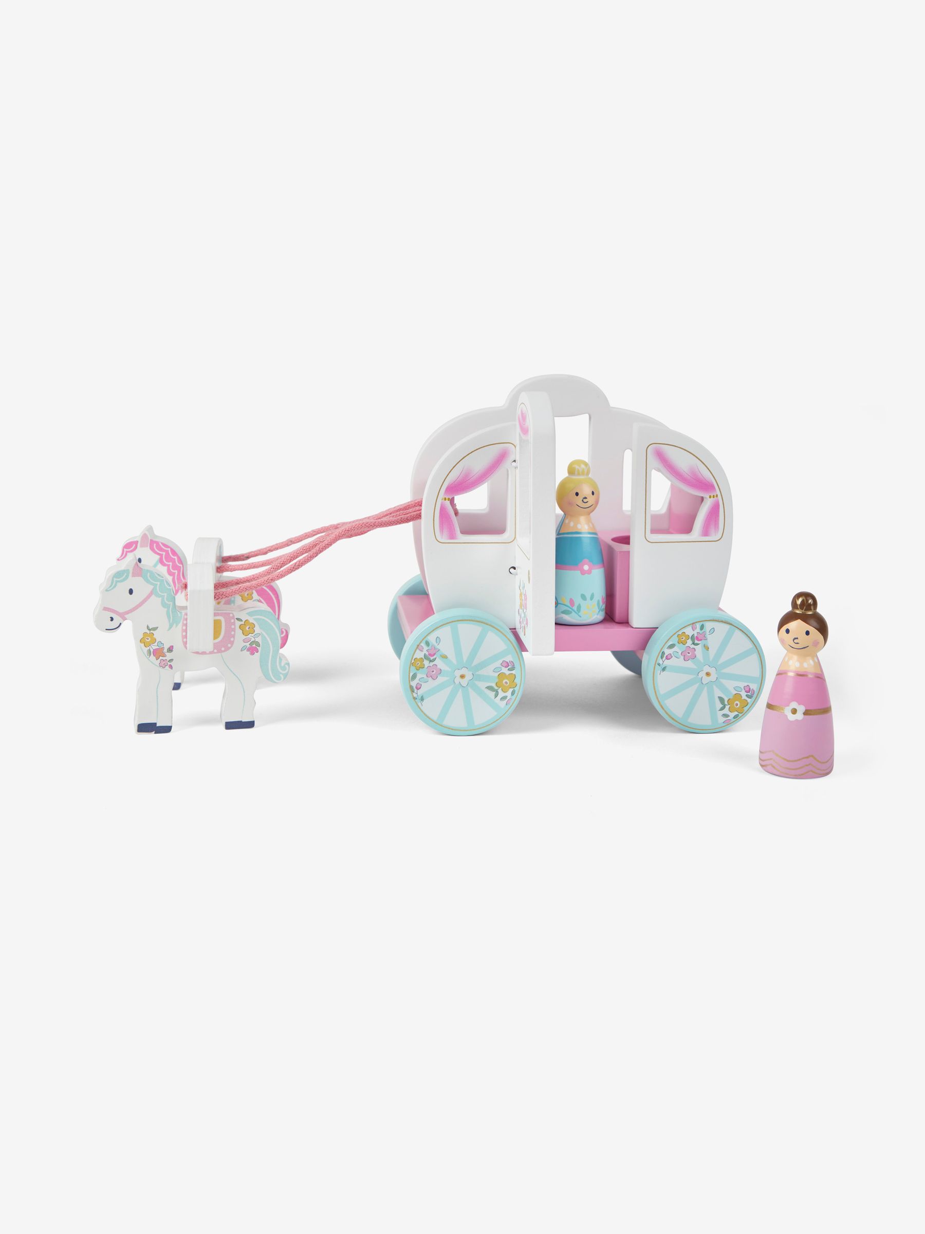 Buy JoJo Maman Bebe Wooden Princess Carriage Playset from the JoJo Maman Bebe UK online shop