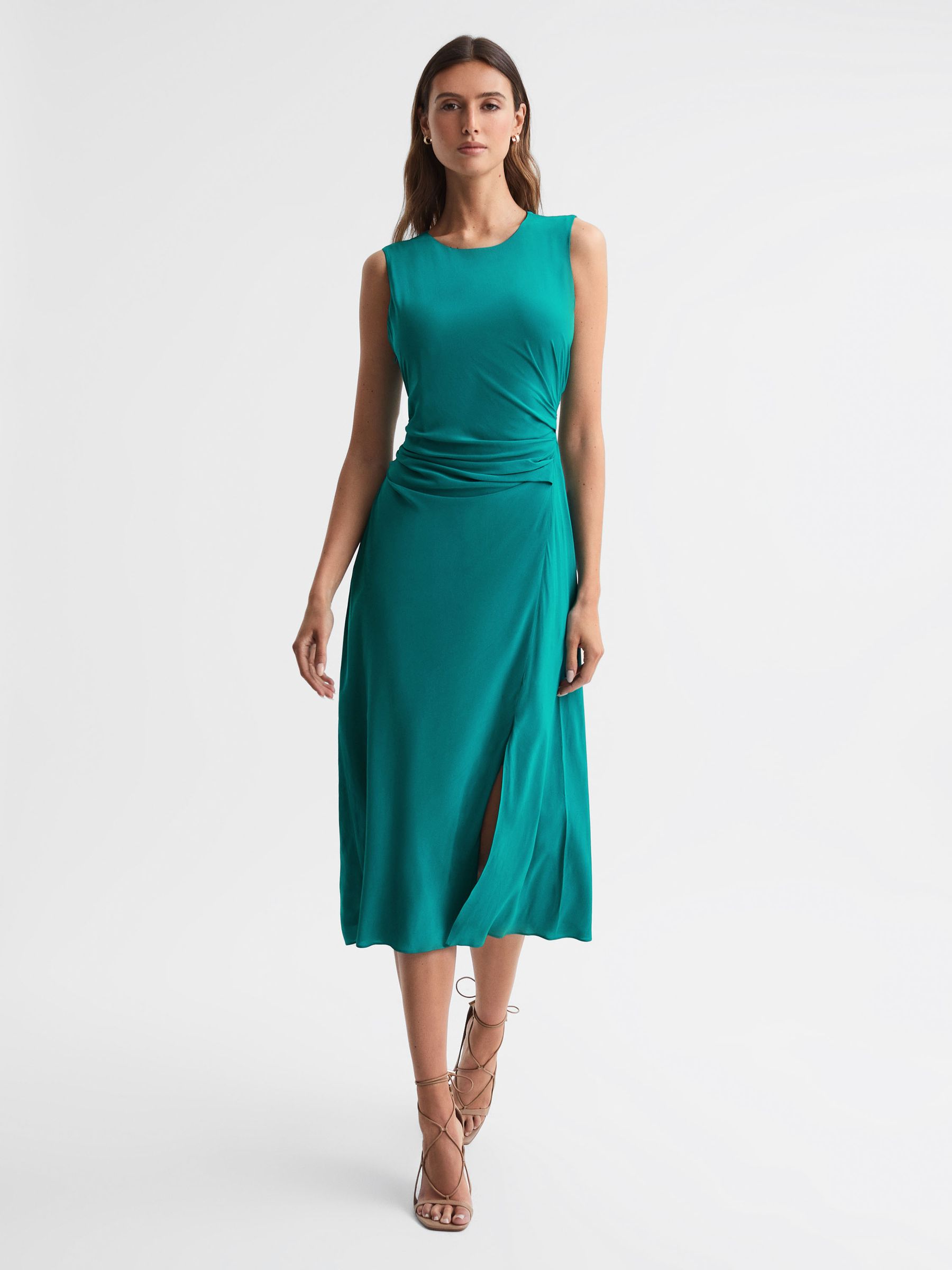 Reiss lore dress green store