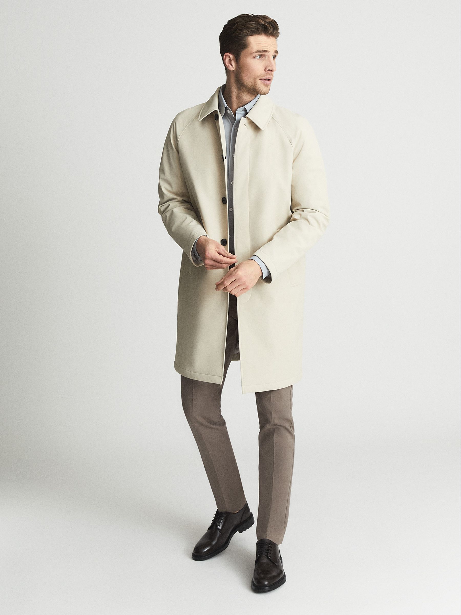 Reiss mens trench coat hotsell