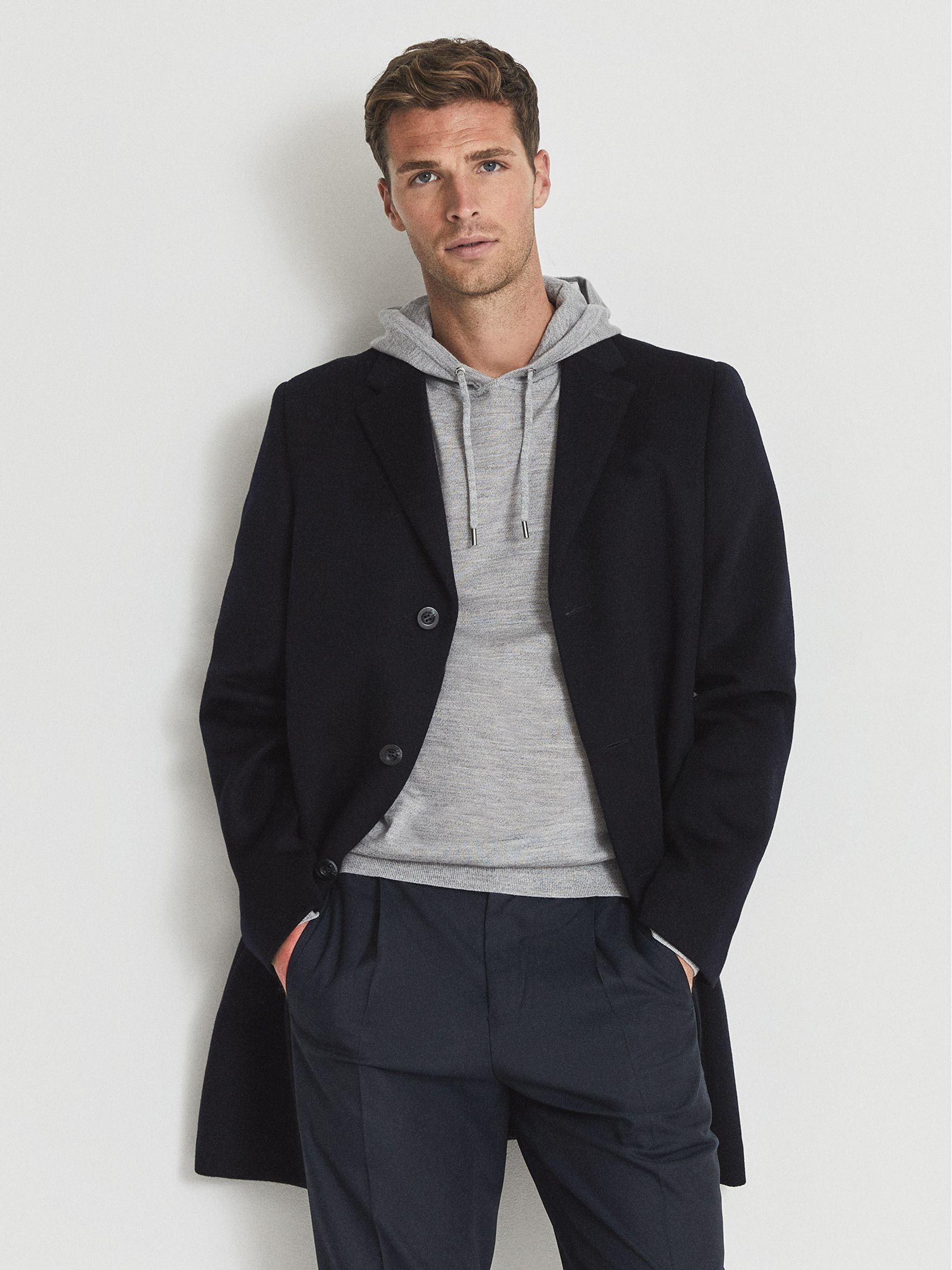 Reiss grey hoodie 2025