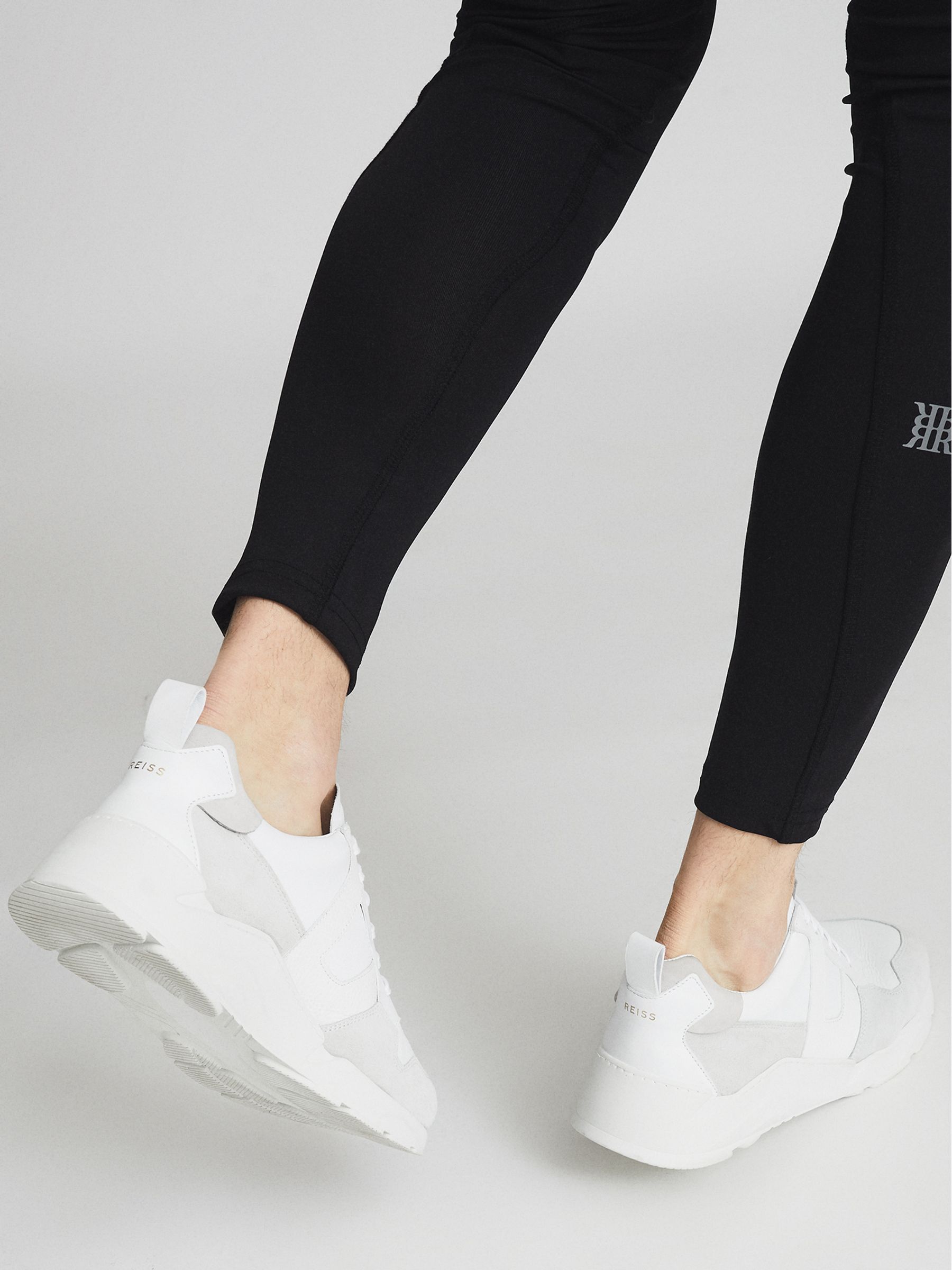 Reiss white sneakers clearance