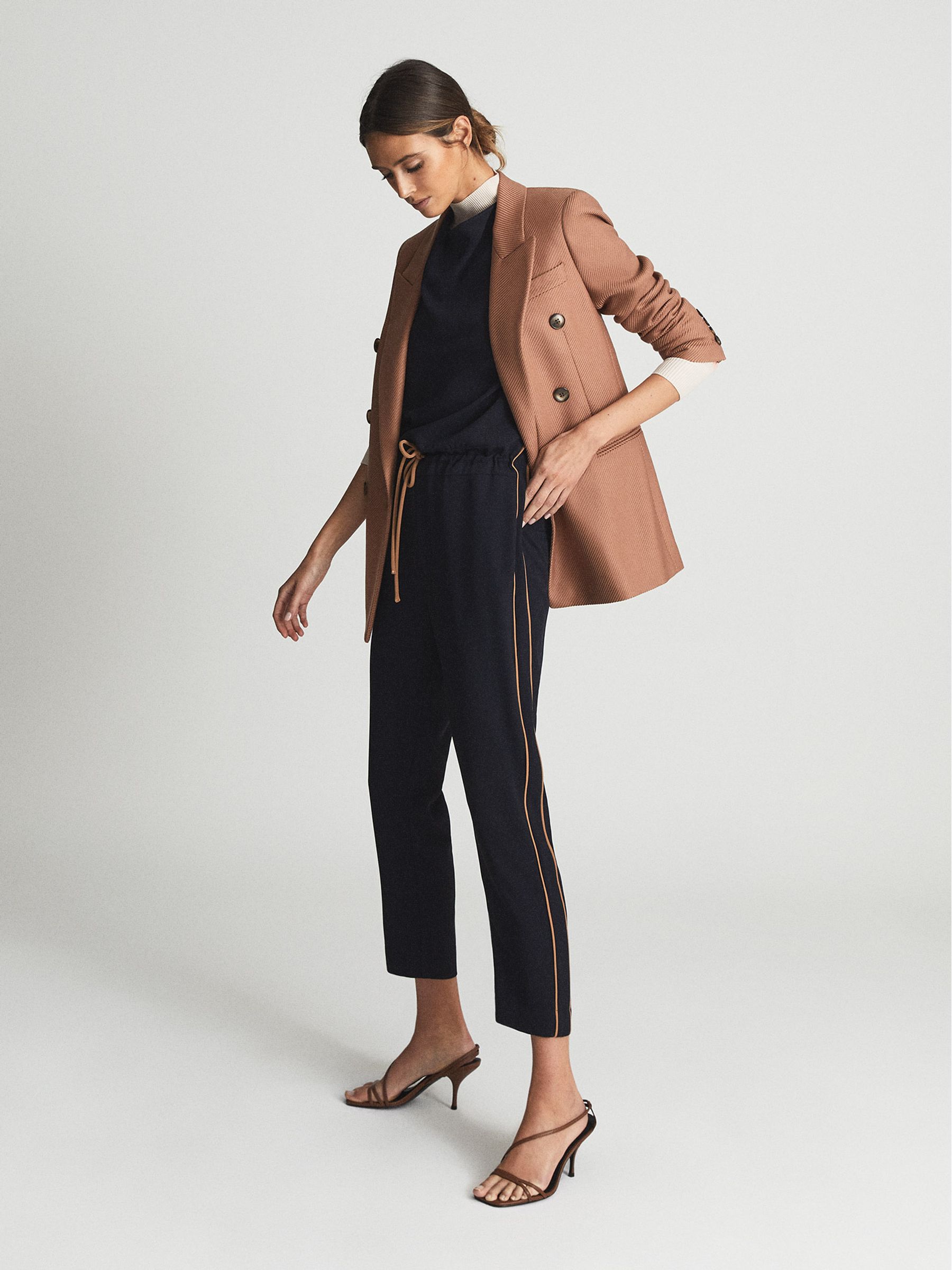 Side stripe jumpsuit store