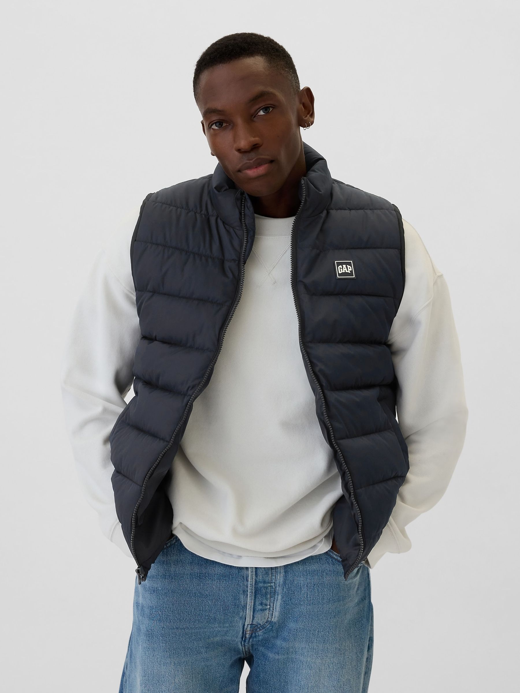 Gap sleeveless jacket shop