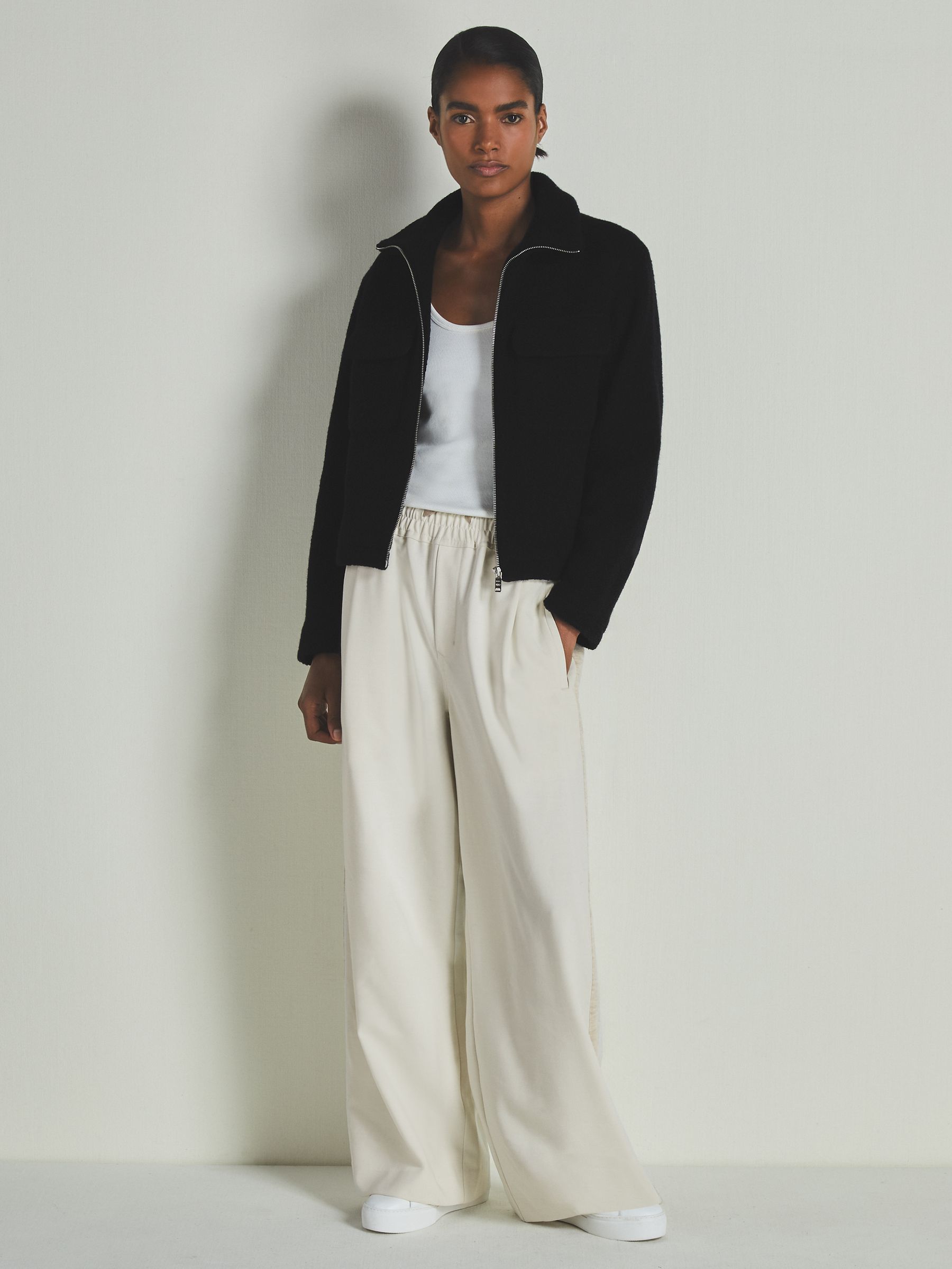 Reiss black jacket on sale
