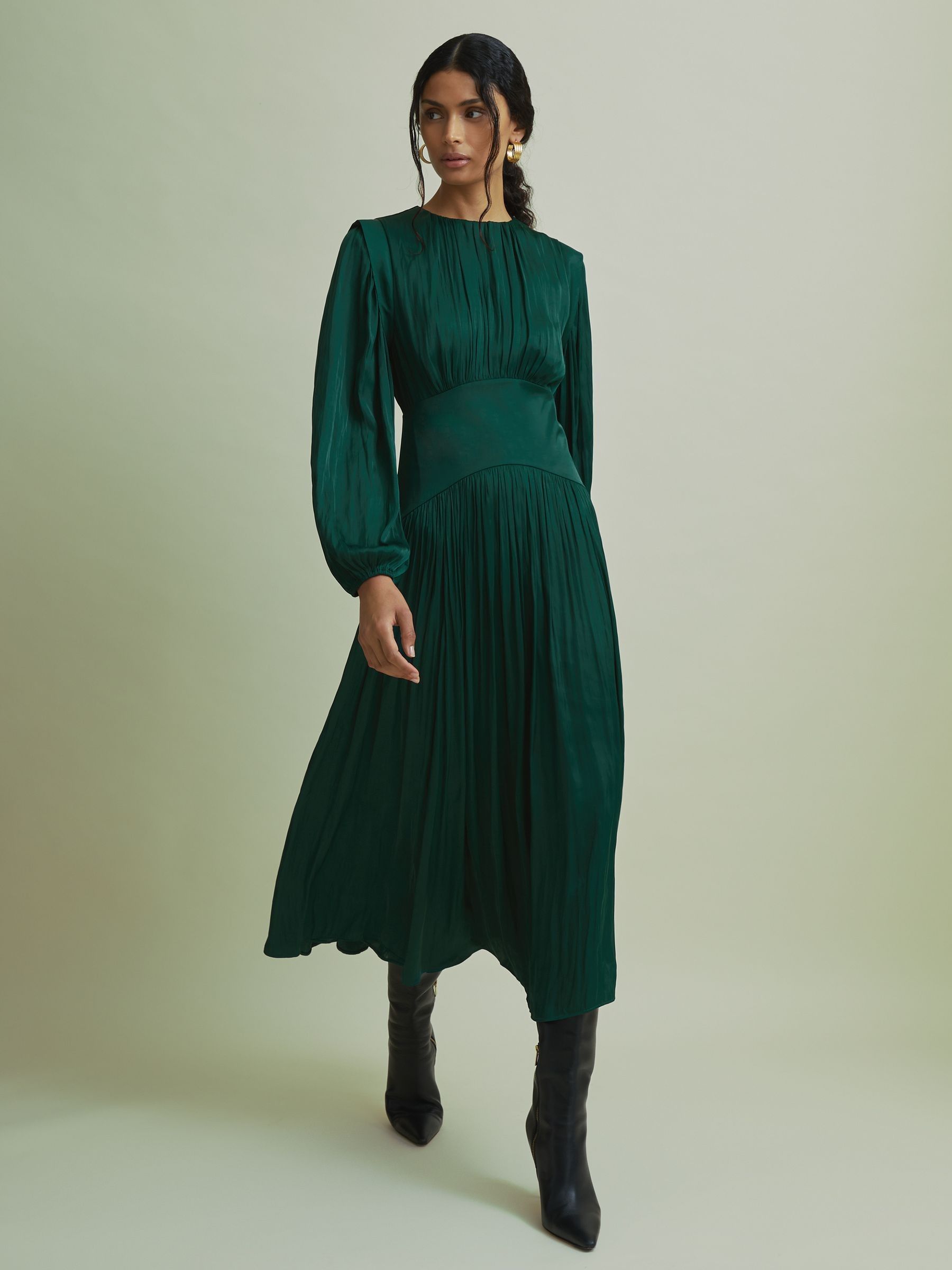 Reiss dark green dress outlet