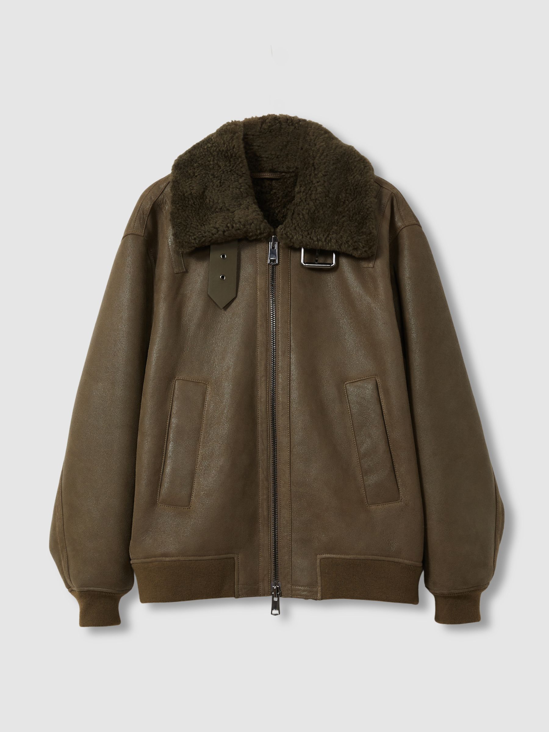 Reiss aviator jacket womens hot sale