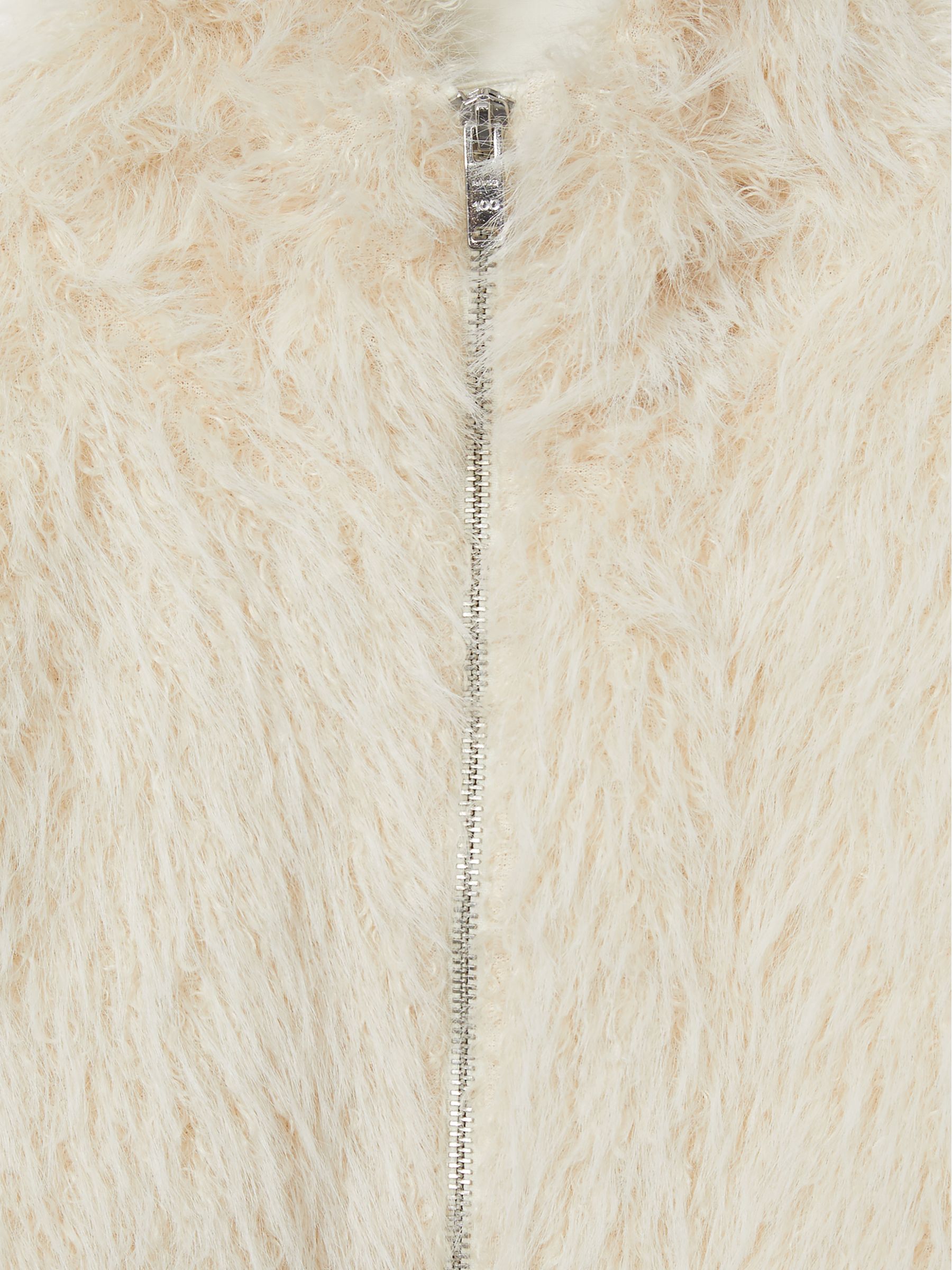 Reiss fur jacket online