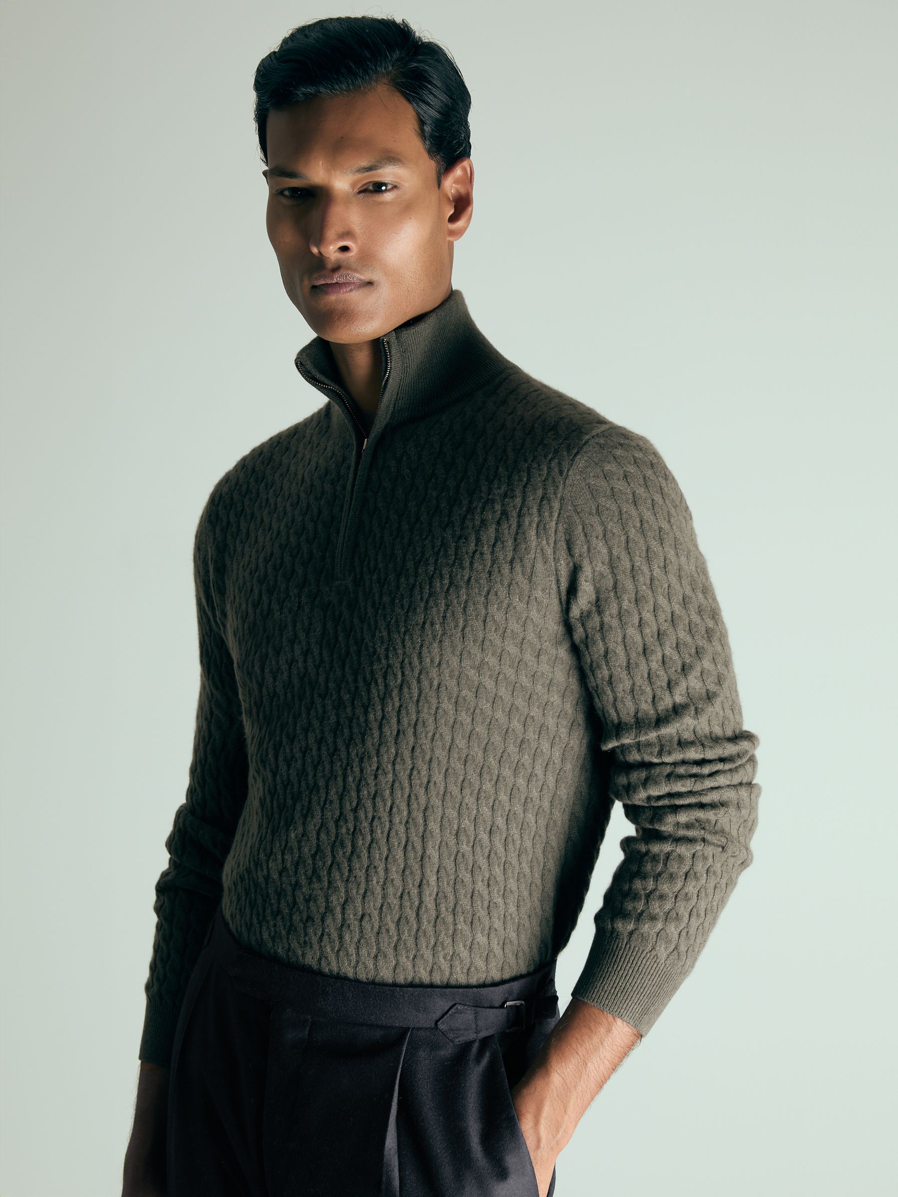 Reiss green jumper store