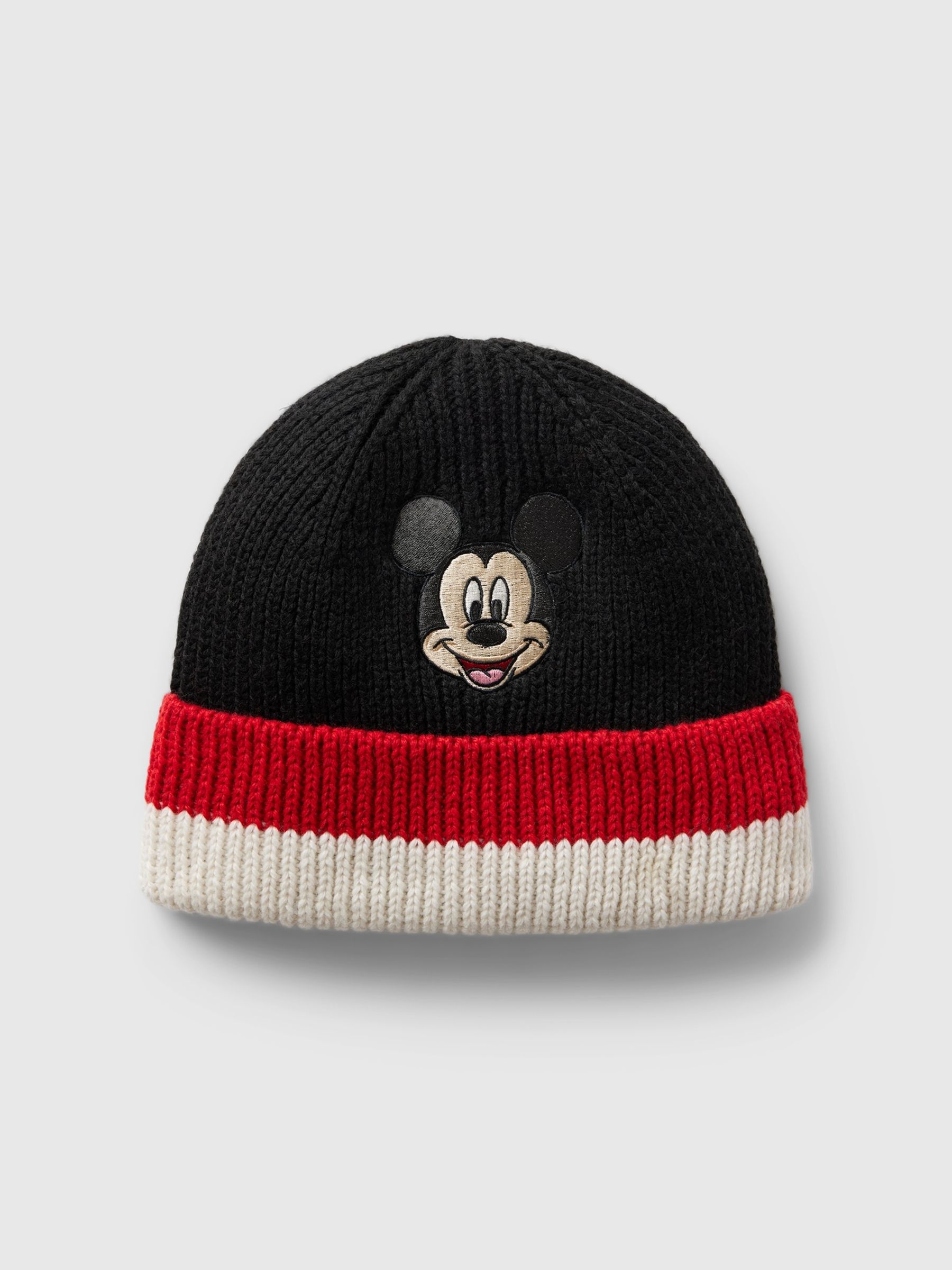 Black Mickey Mouse Disney Beanie Hat Newborn 3yrs