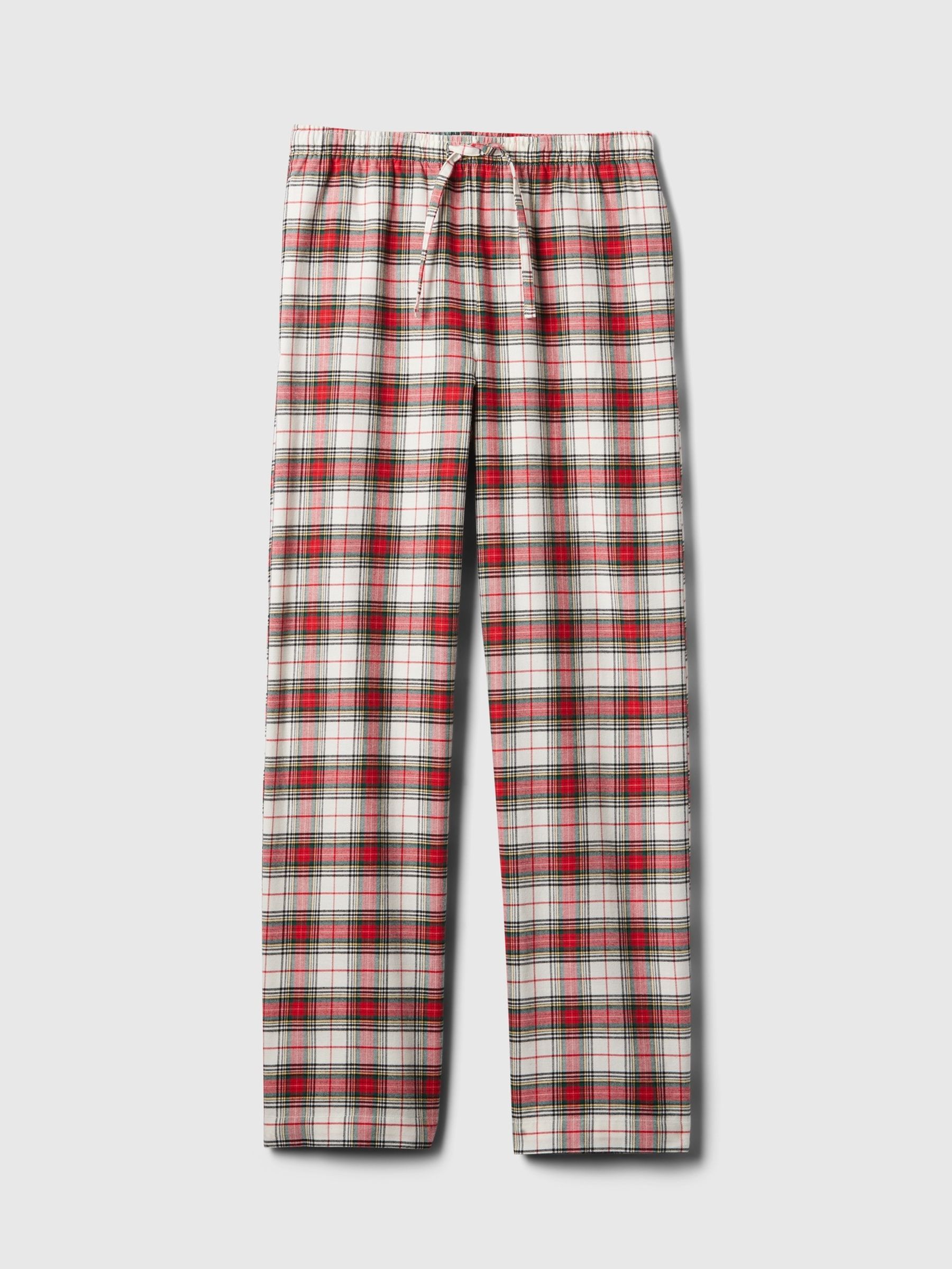 Buy Red Matching Family Christmas 100 Cotton Relaxed Traditional Check Pyjama Bottoms from the Gap online shop