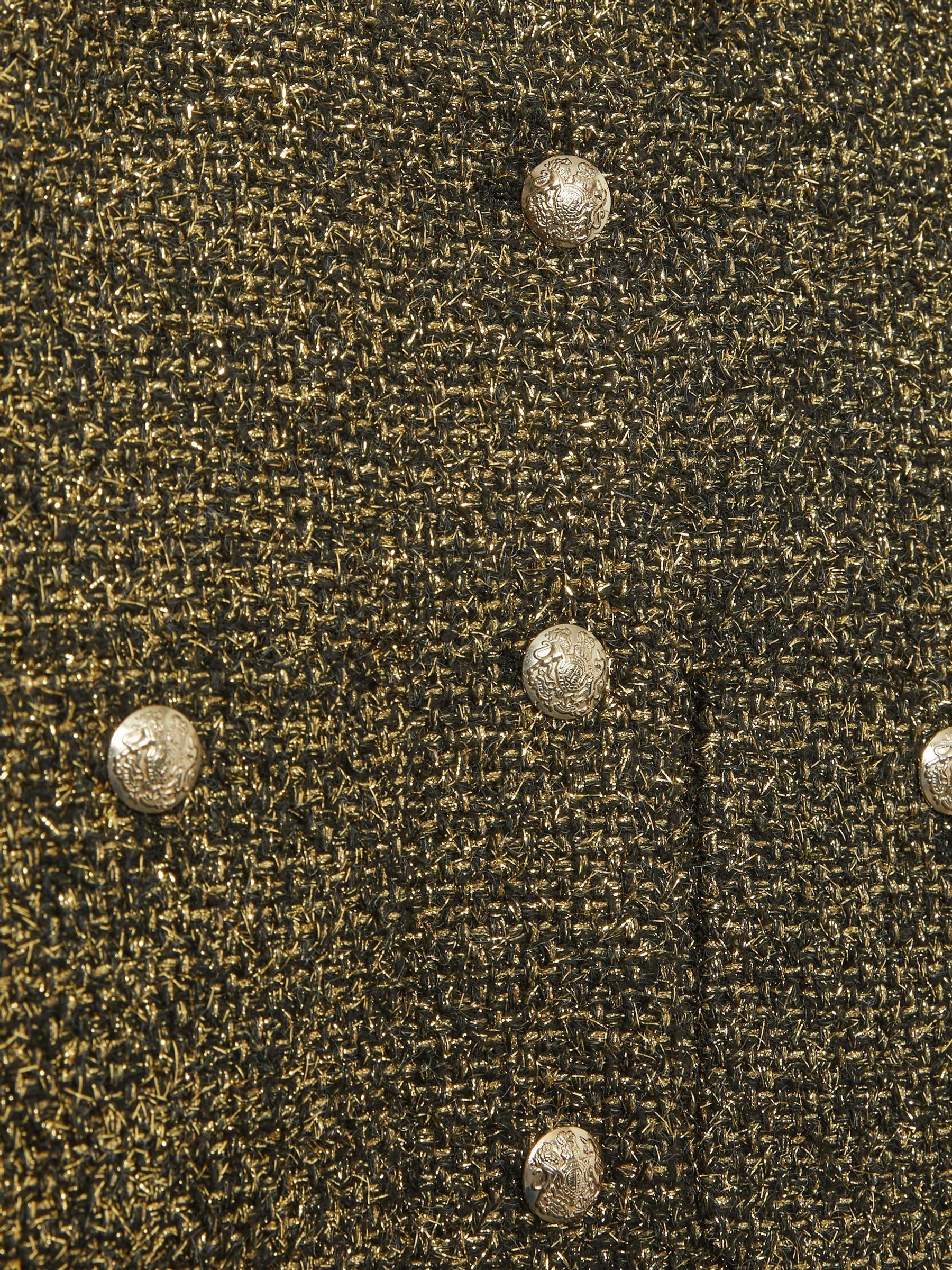 Reiss gold jacket new arrivals