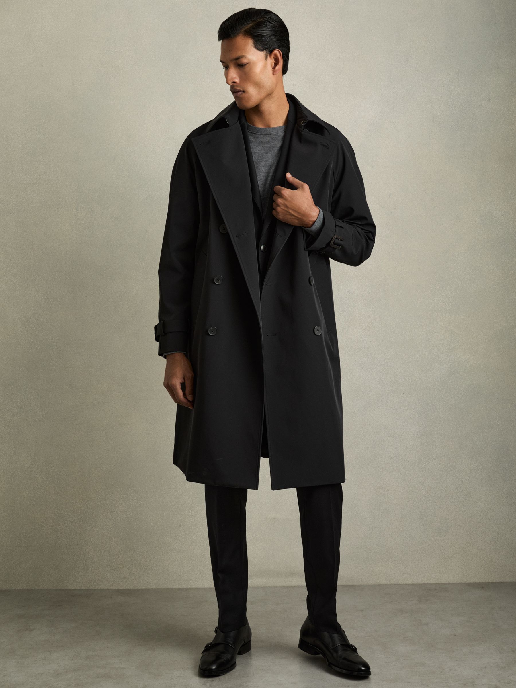 Reiss trench coat mens deals