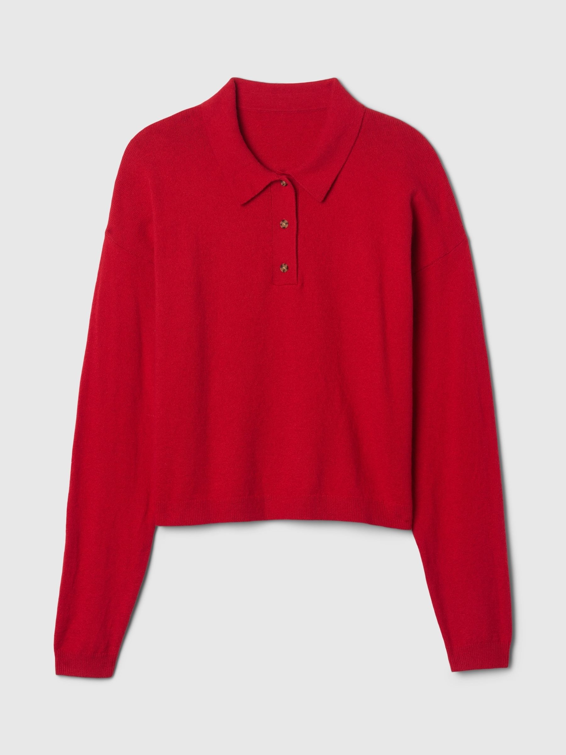 Polo sweater red best sale