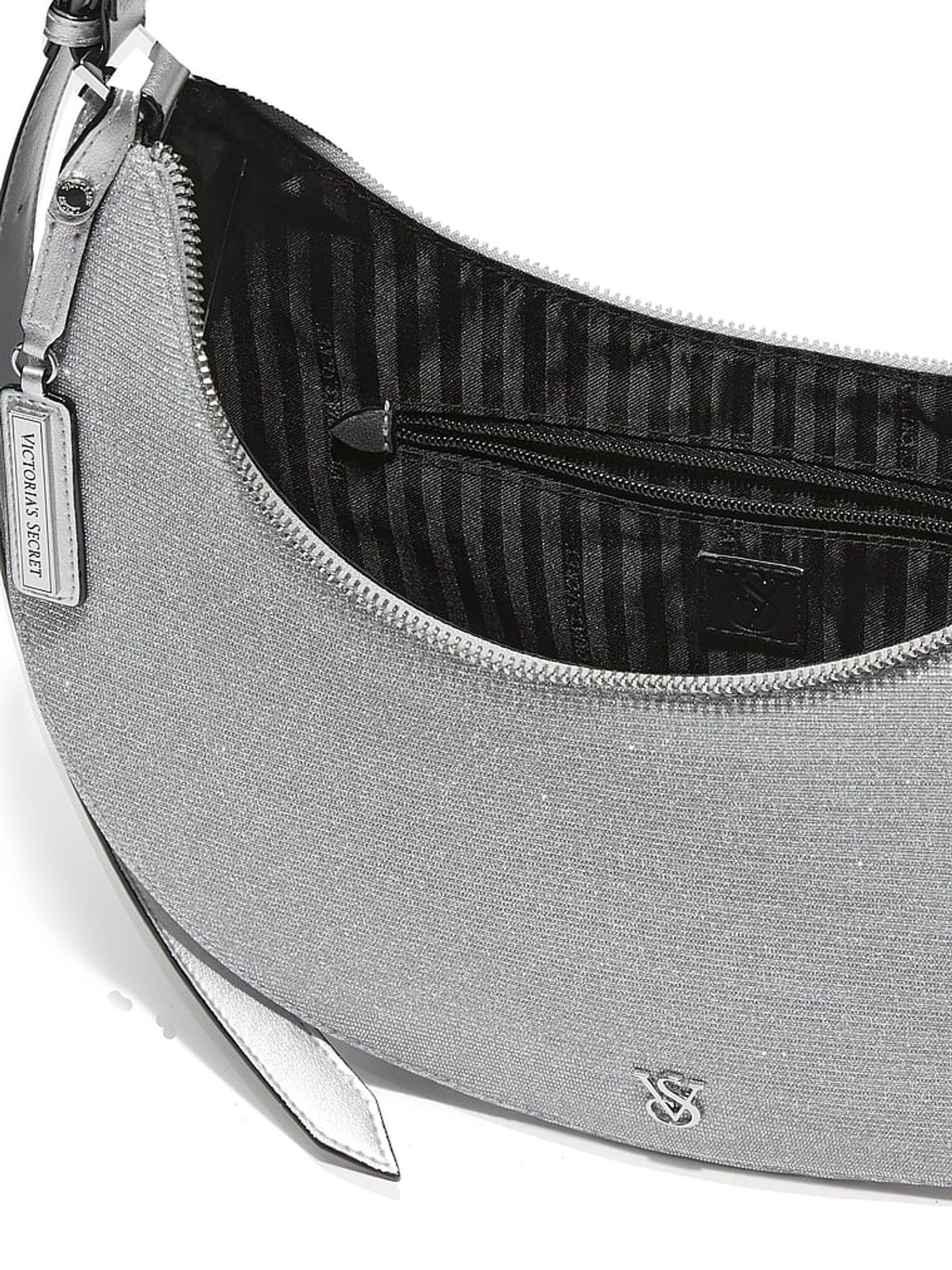 Victoria secret silver bag deals