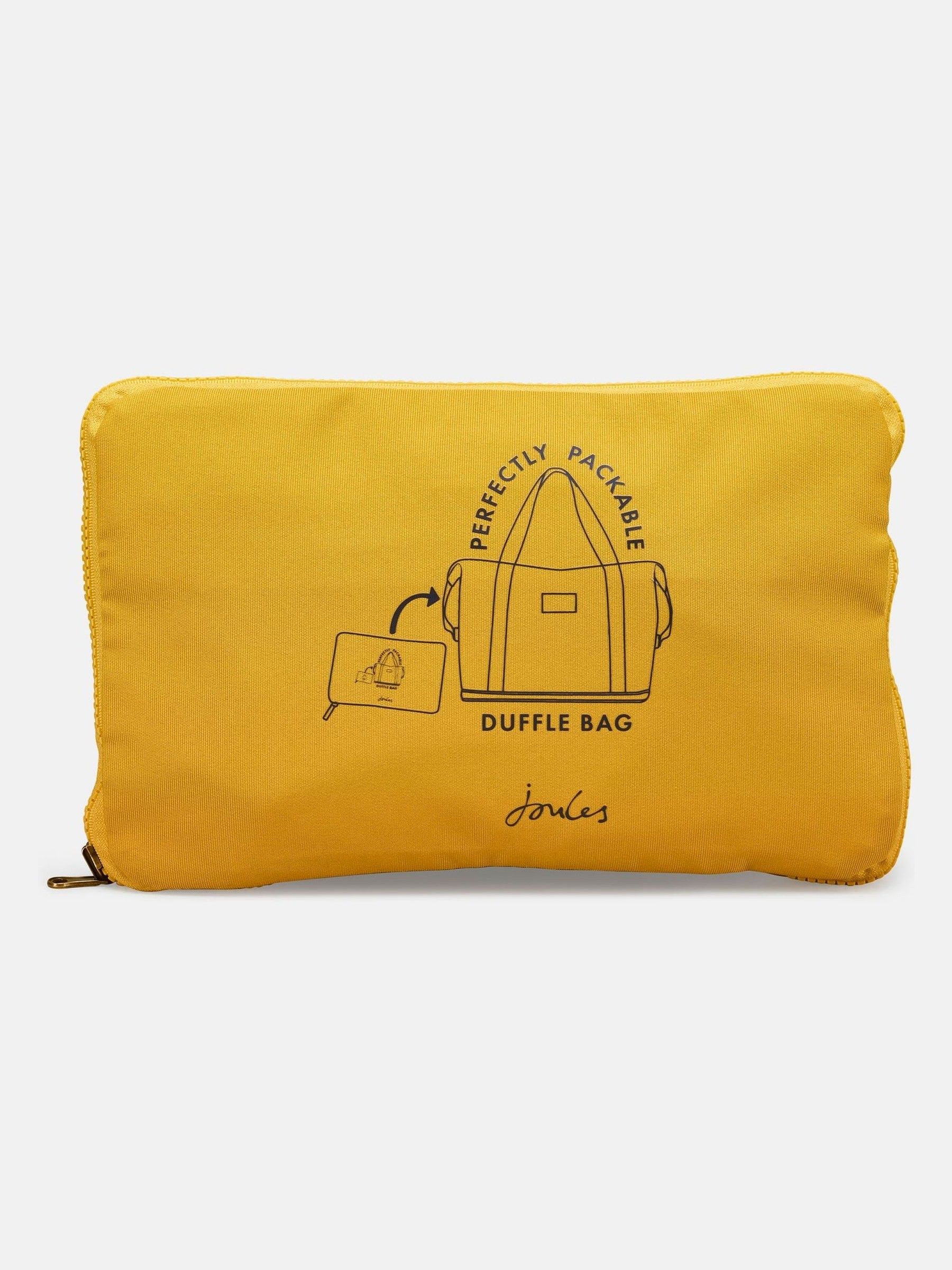 Buy Joules Coast Antique Gold Packaway Duffle Bag from the Joules online shop