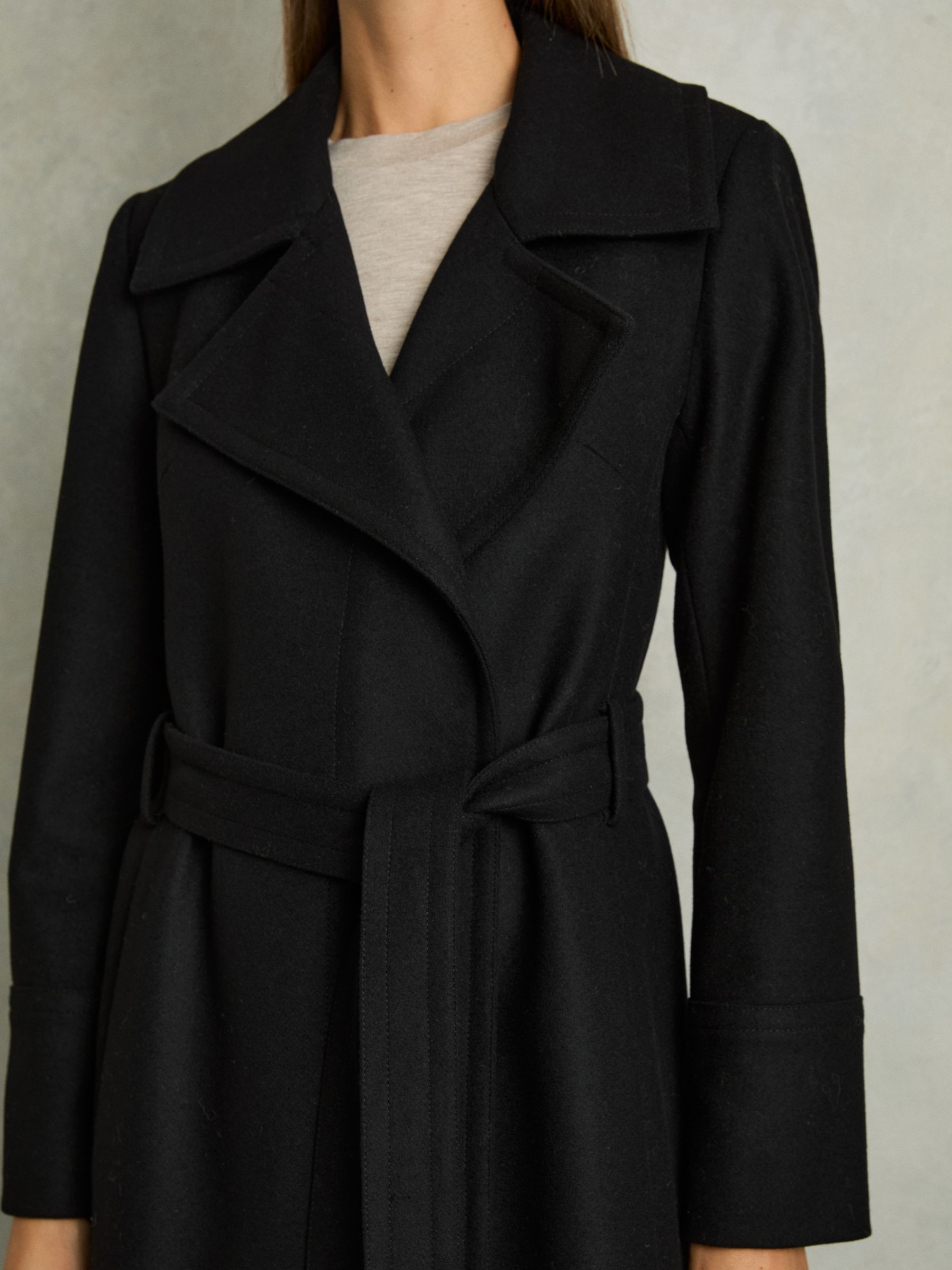 Women's petite cashmere wool coats top