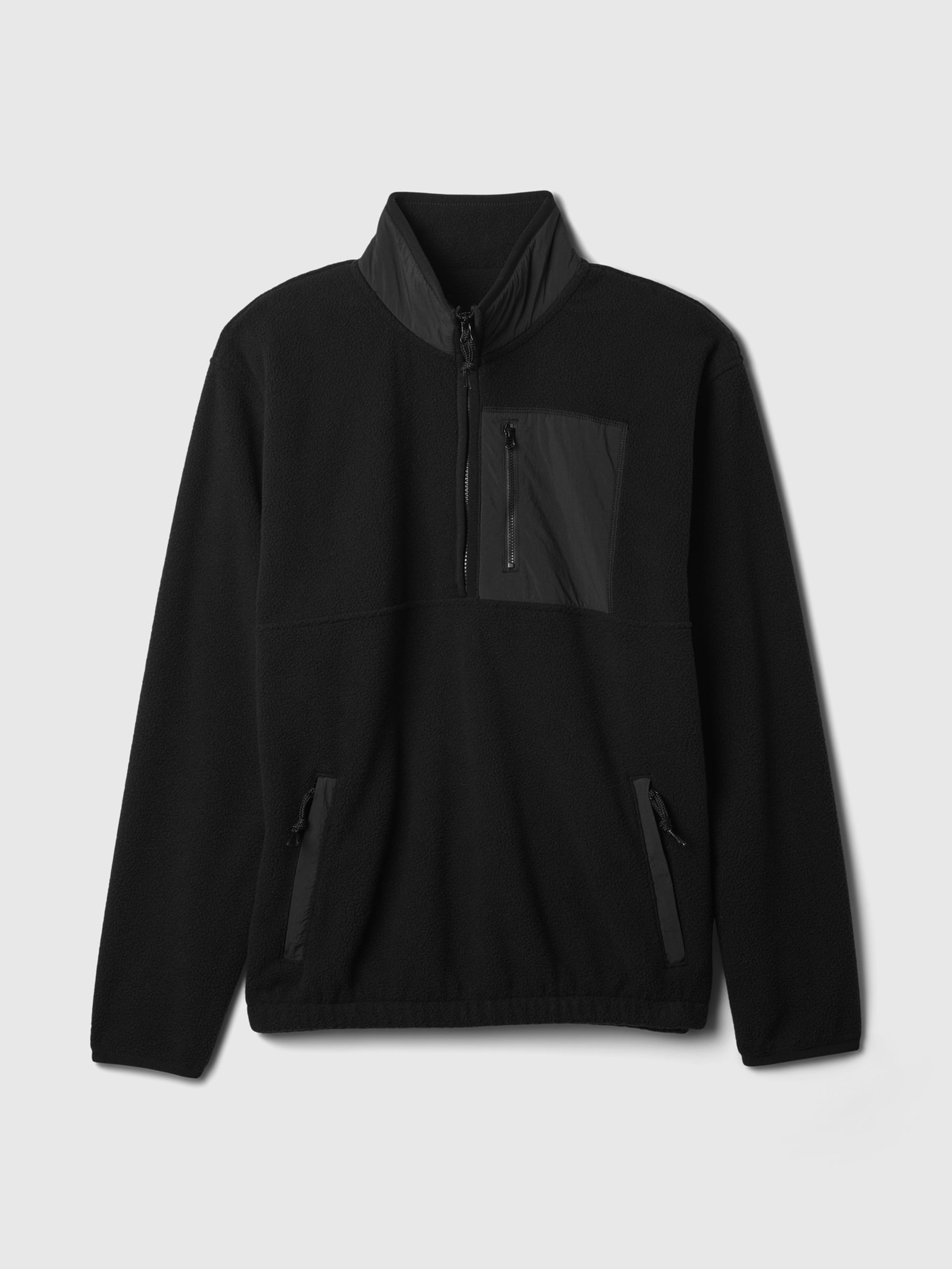 Quarter zip pullover black hotsell