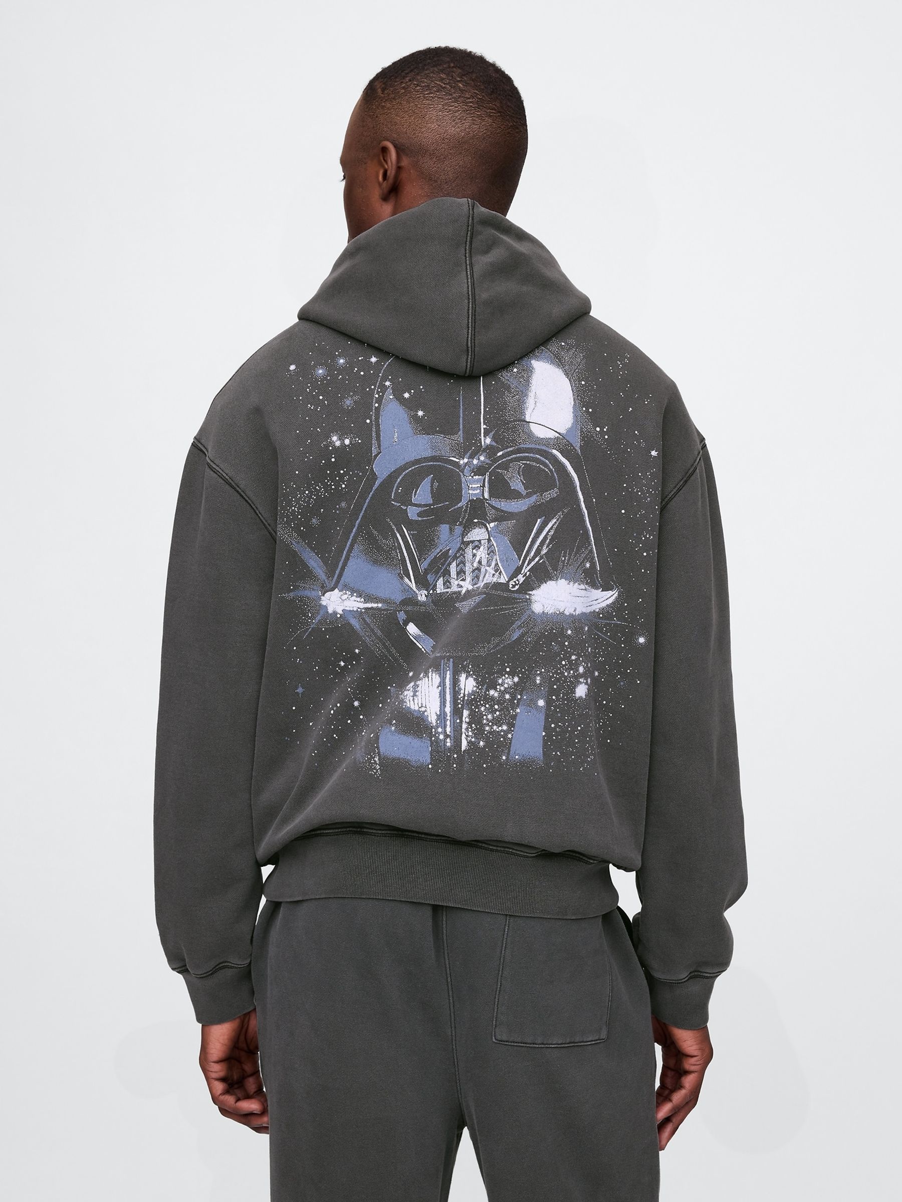 Black Darth Vader Star Wars Heavyweight Hoodie
