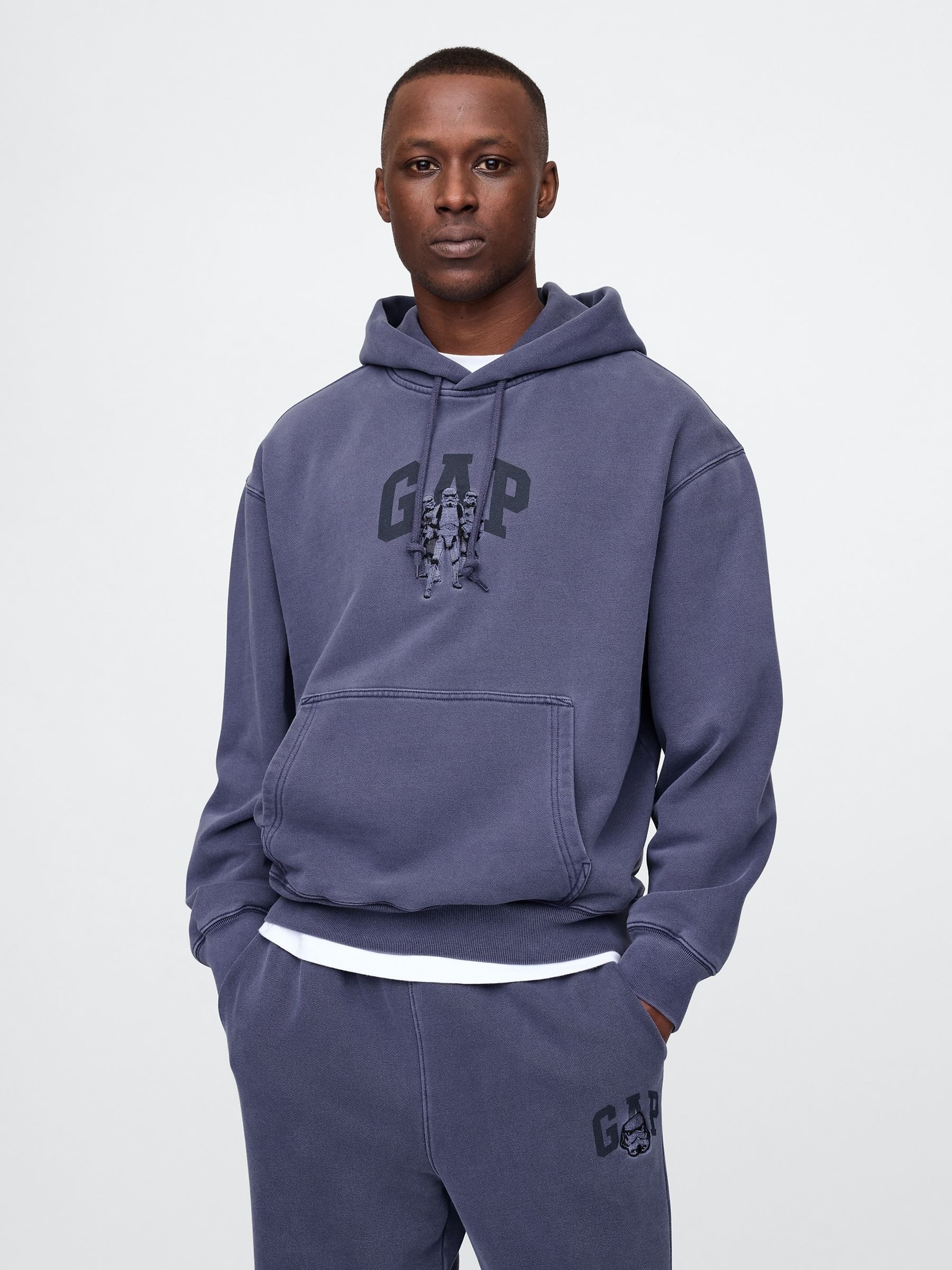 Buy Blue Stormtroopers Star Wars Heavyweight Hoodie from the Gap online shop