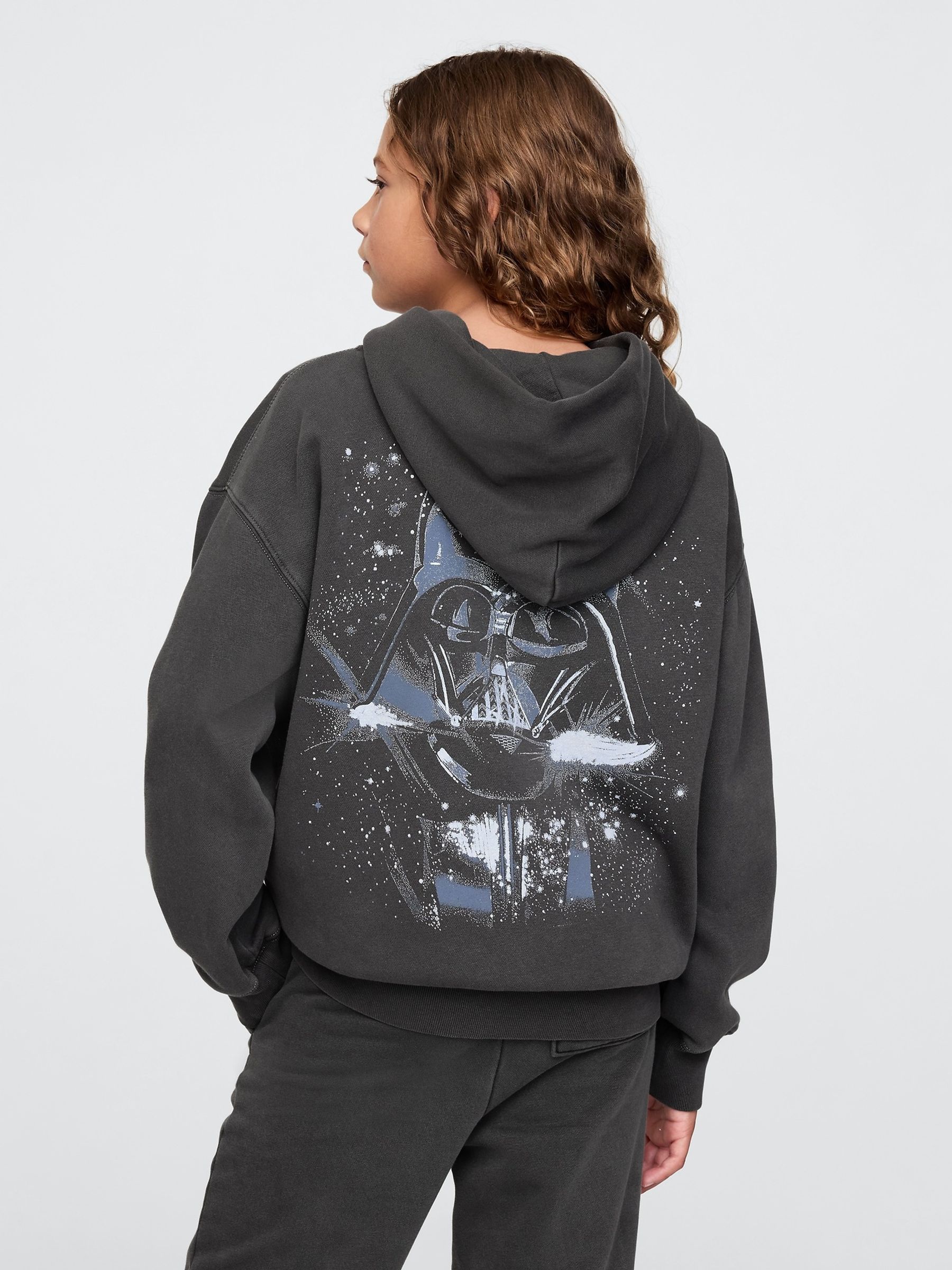 Black Darth Vader Star Wars Vintage Hoodie (4-13yrs) | Gap